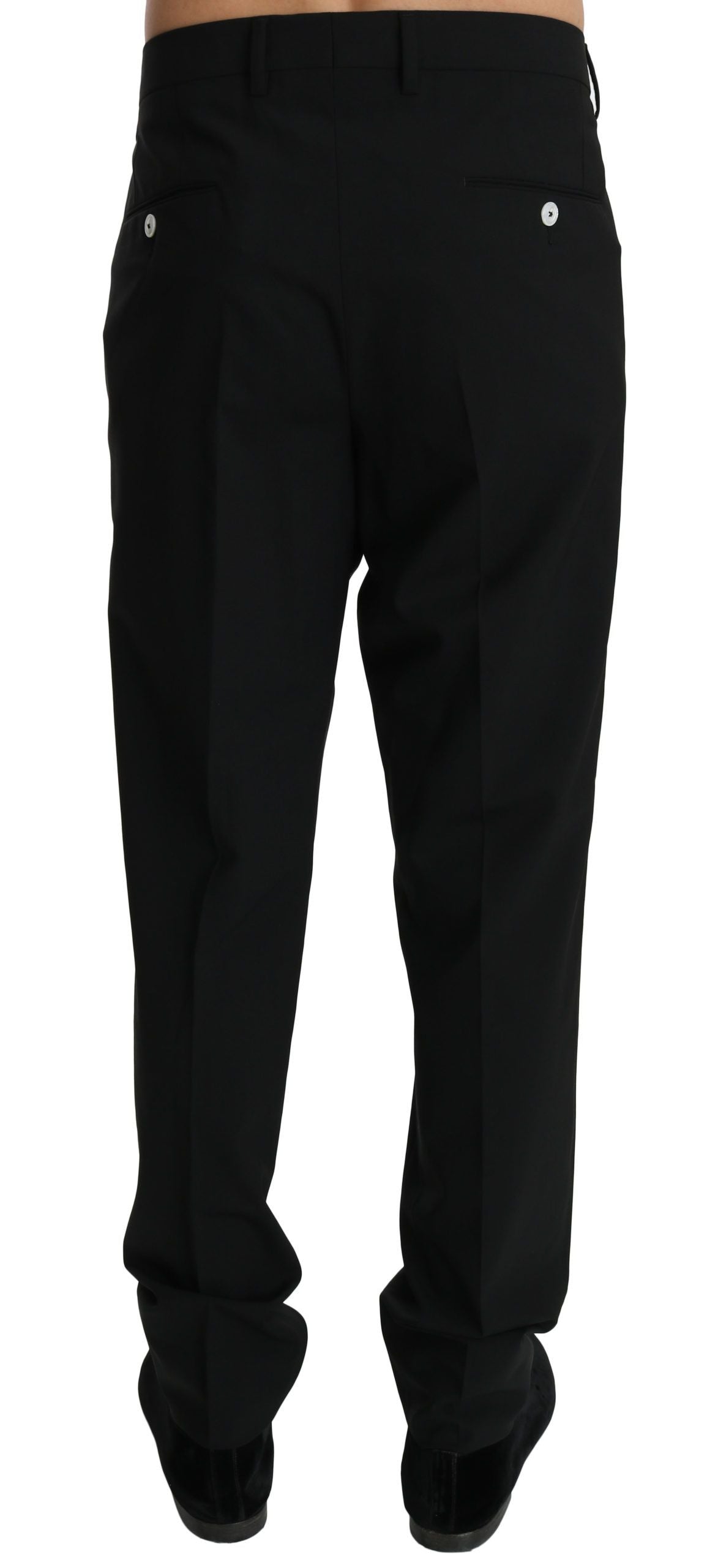 Dolce & Gabbana Elegant Black Dress Pants by Iconic Fashion House