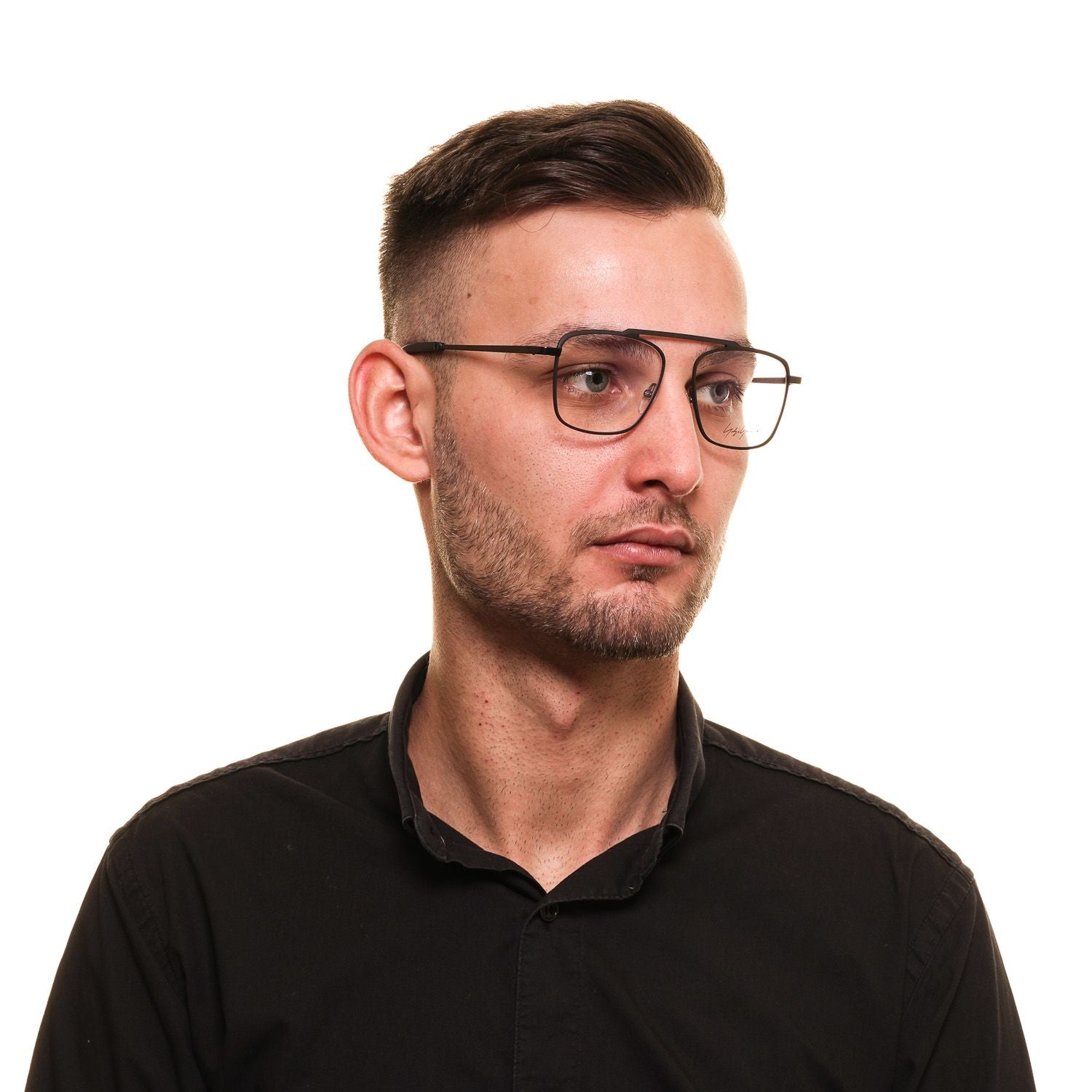 Yohji Yamamoto Gray Men Optical Frames