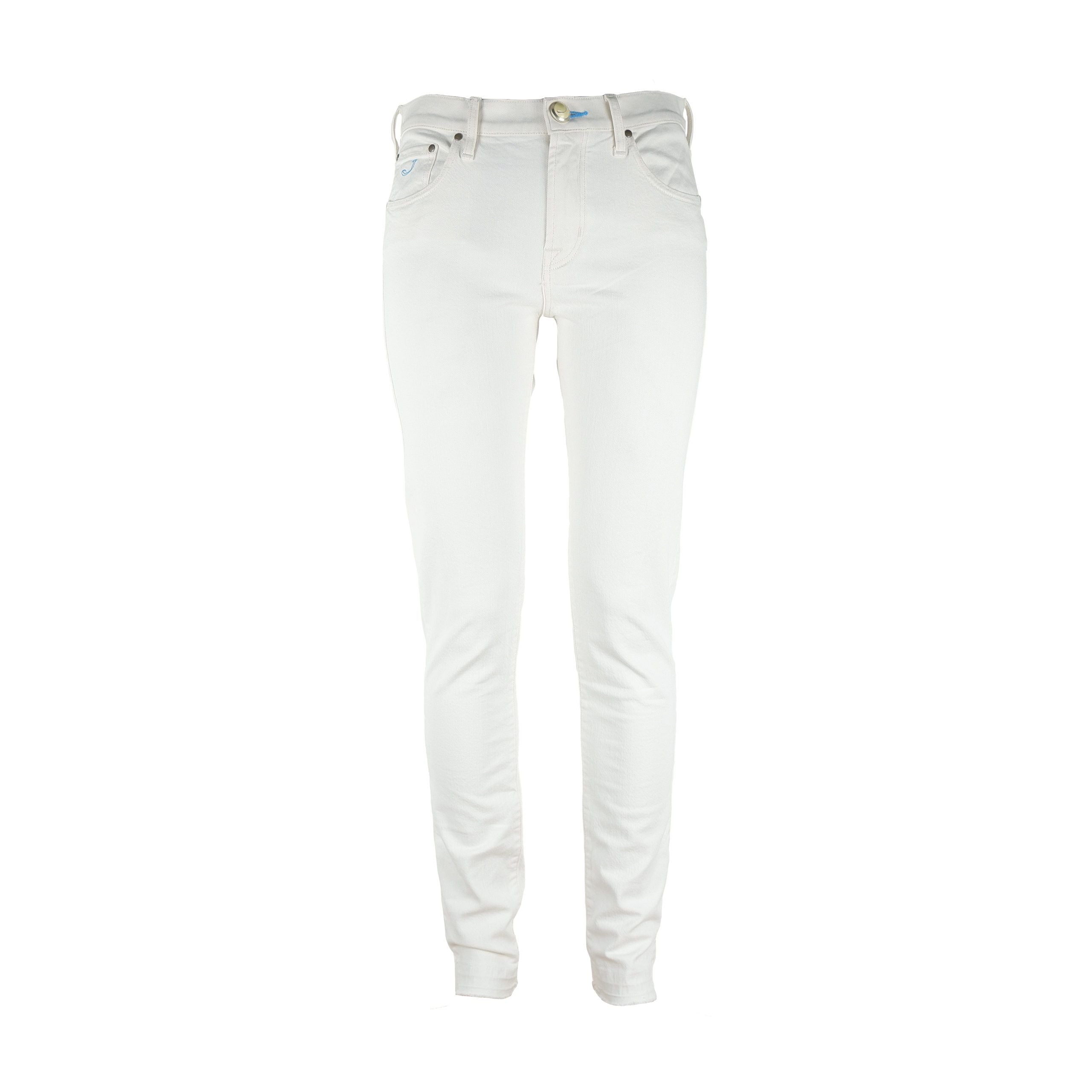 Jacob Cohen White Cotton Women's Jean