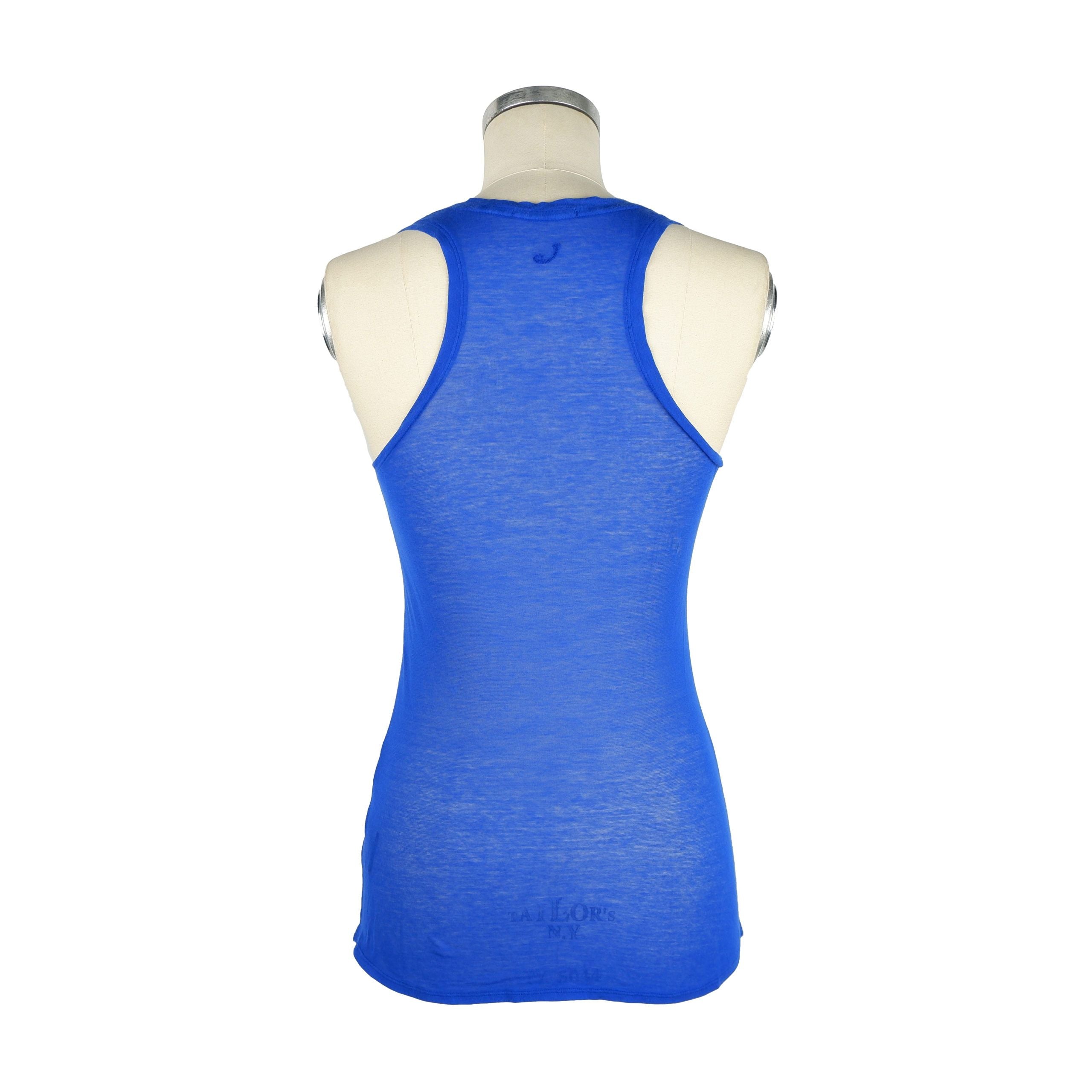 Jacob Cohen Blue Cotton Women Tank Top