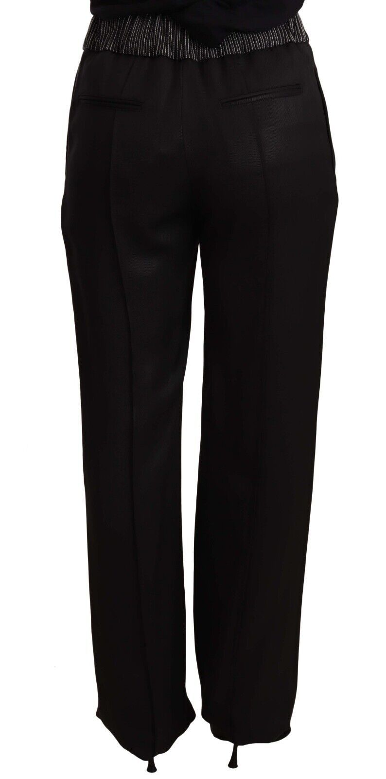 Dolce & Gabbana Elegant High-Waist Black Trousers