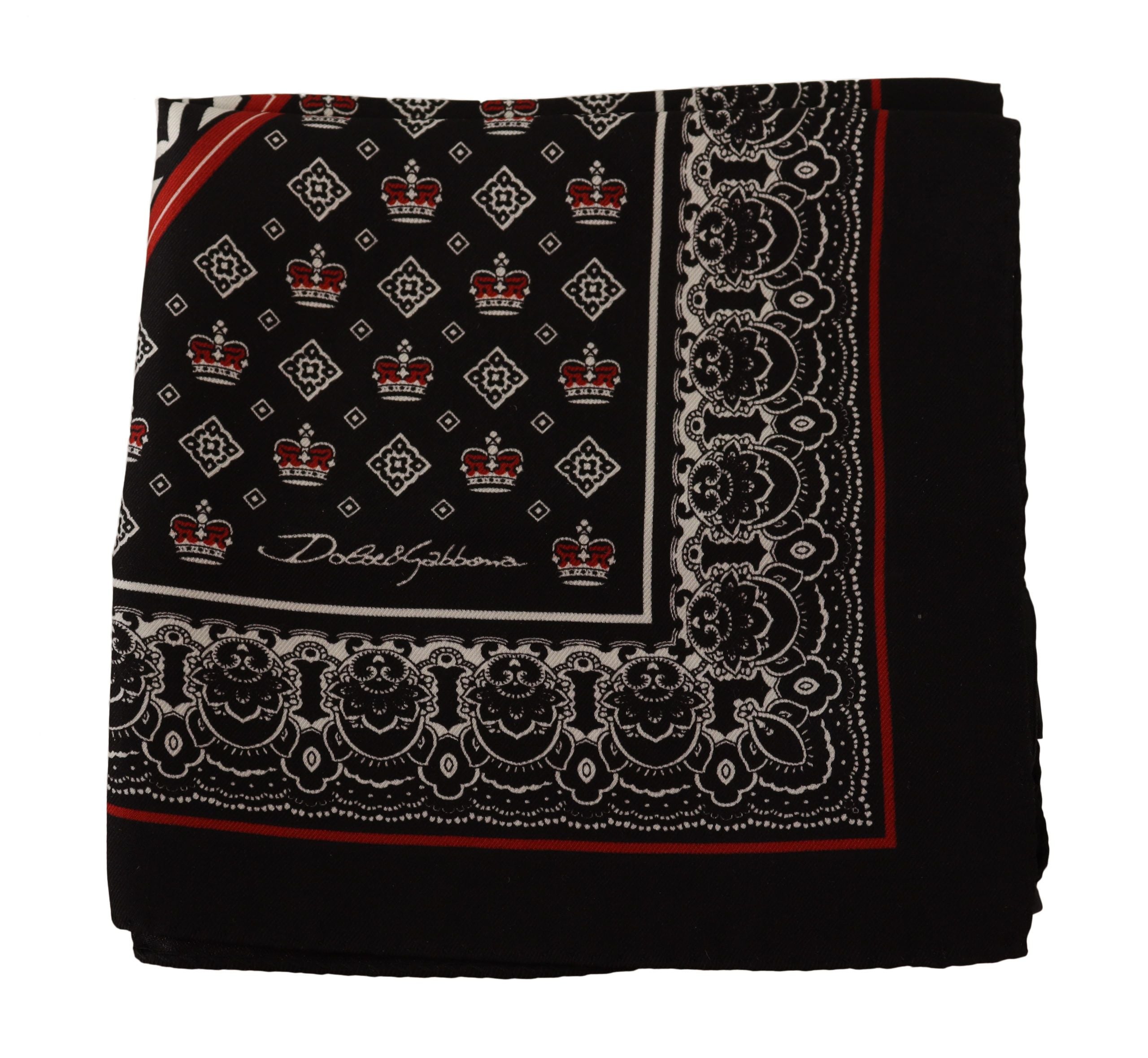 Dolce & Gabbana Elegant Silk Twill Bandana Scarf