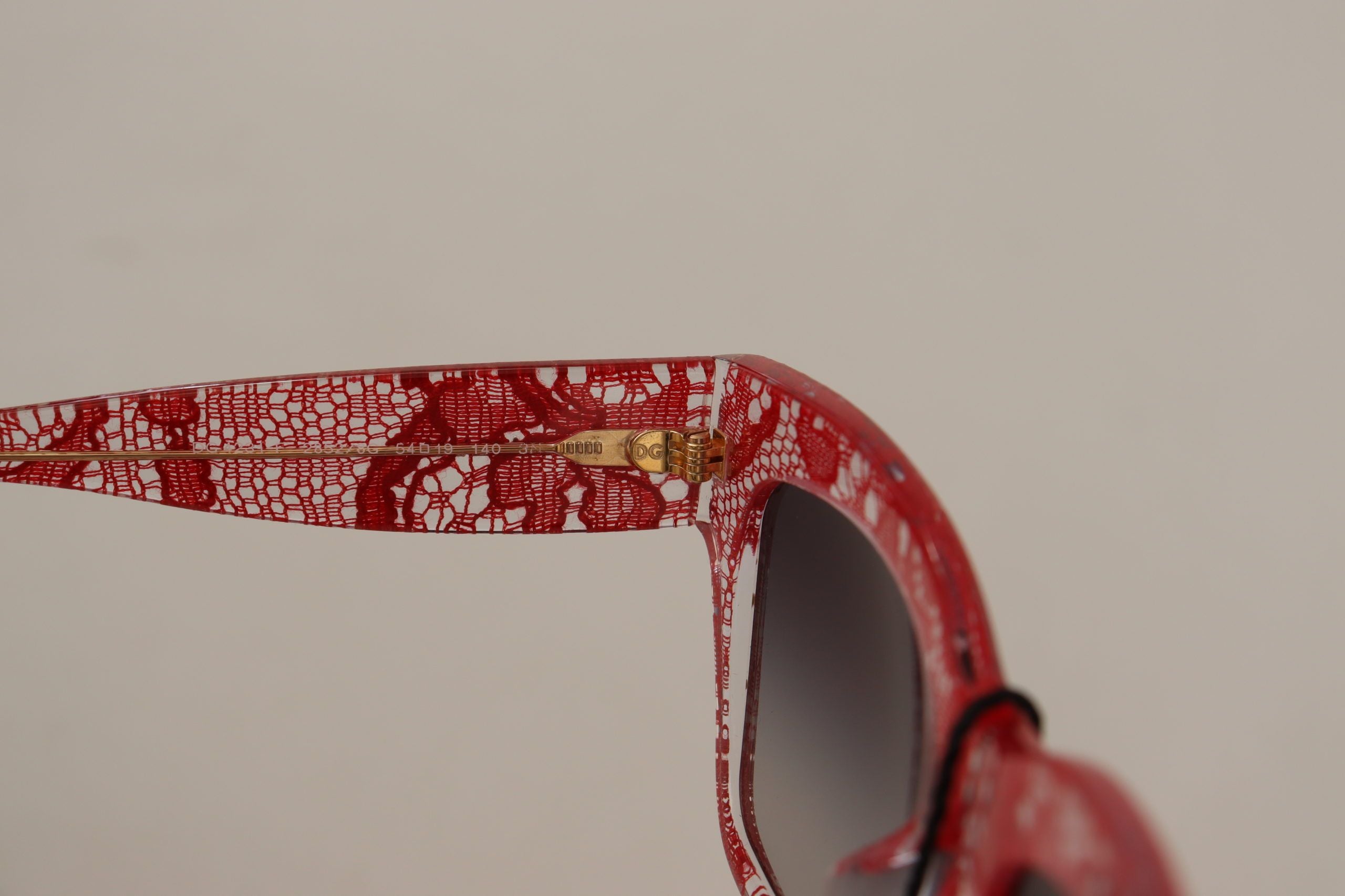 Dolce & Gabbana Elegant Sicilian Lace Insert Sunglasses