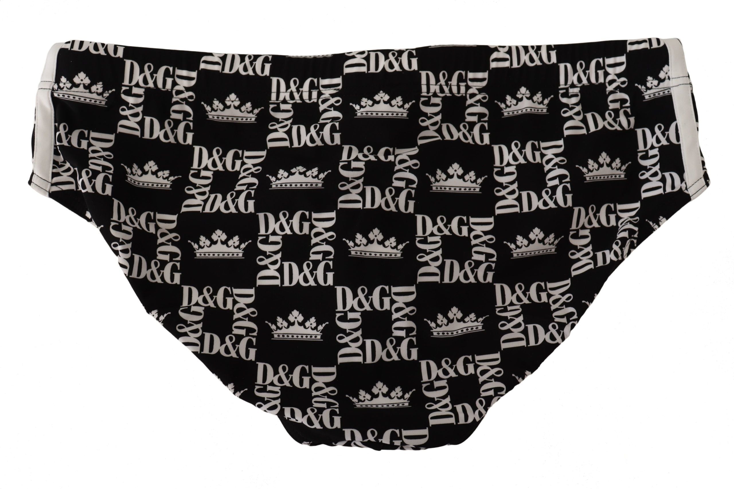 Dolce & Gabbana Elegant Logo Print Swim Briefs