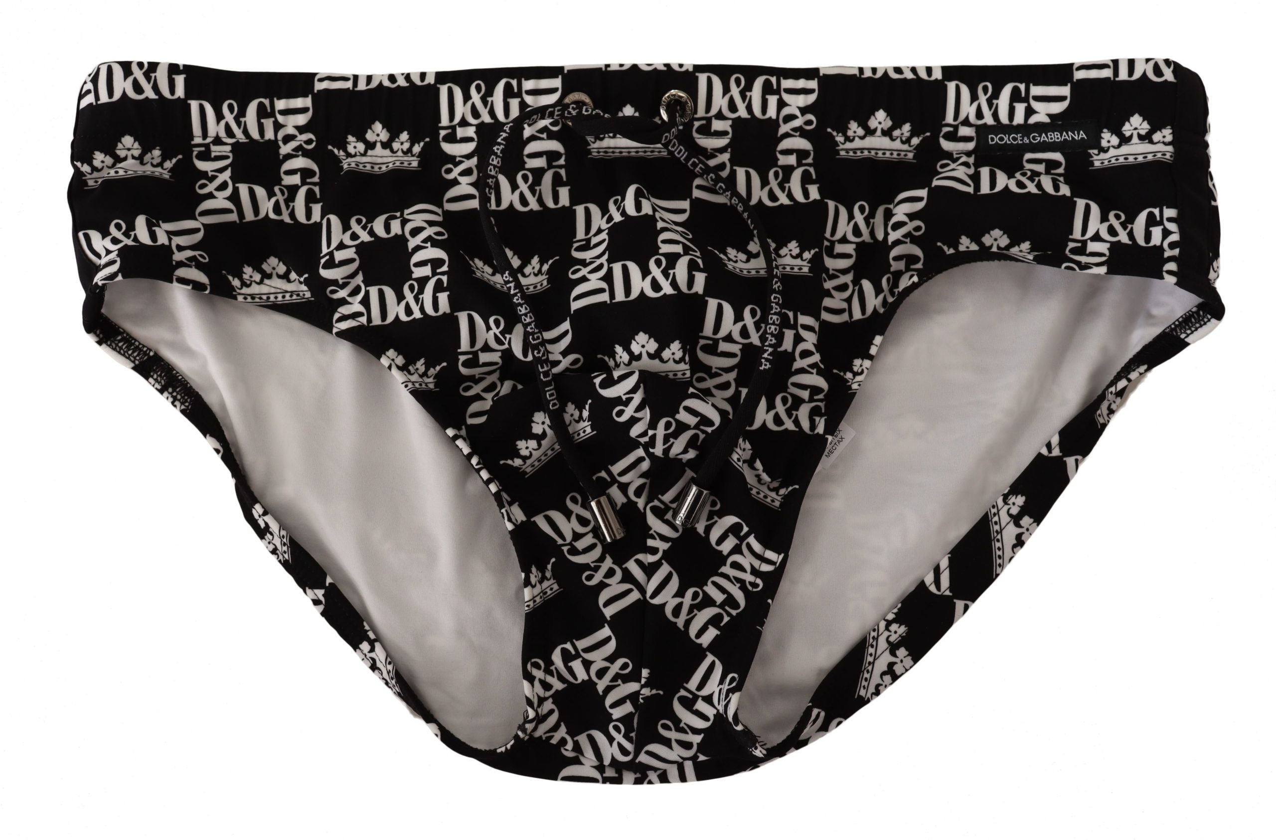 Dolce & Gabbana Elegant Logo Print Swim Briefs