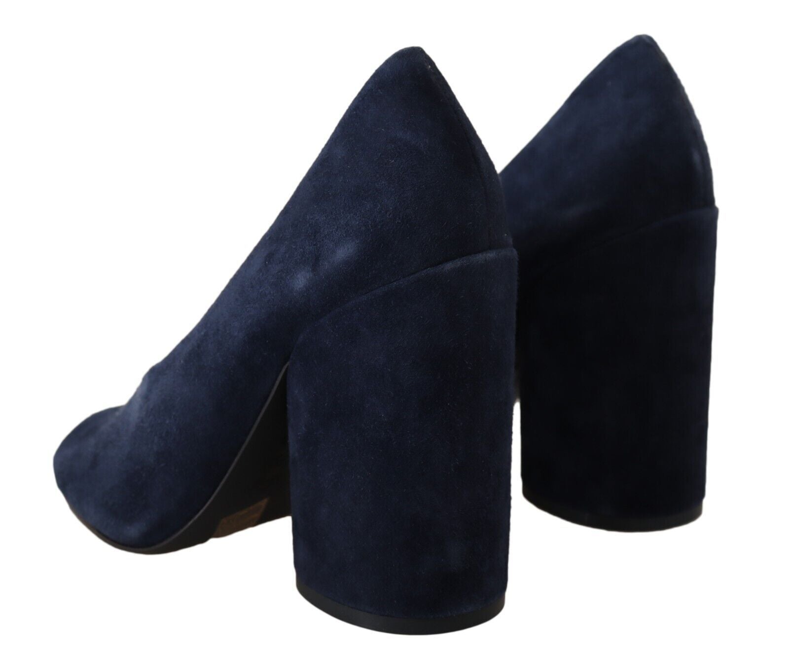 Tory Burch Elegant Navy Blue Suede Heels