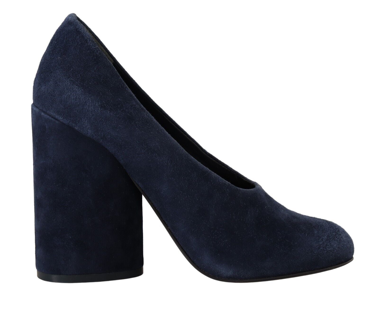 Tory Burch Elegant Navy Blue Suede Heels