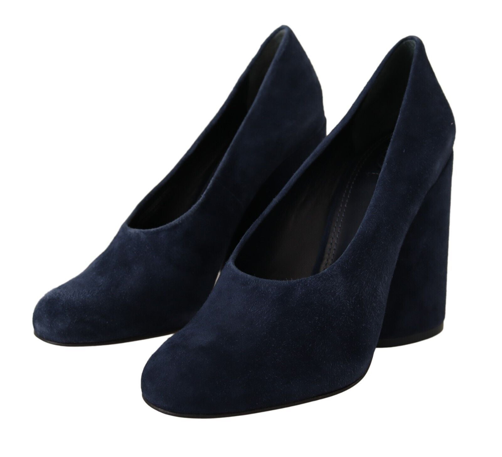 Tory Burch Elegant Navy Blue Suede Heels