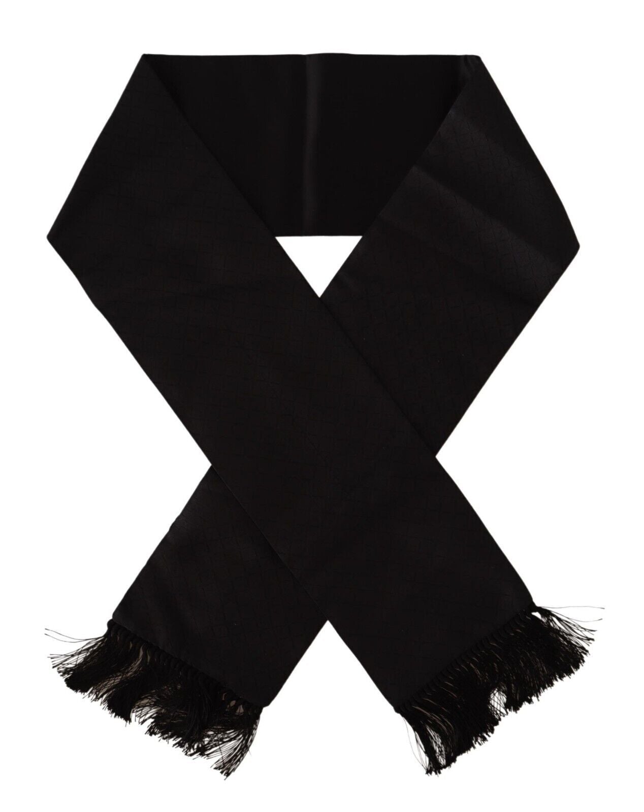 Dolce & Gabbana Elegant Silk Fringed Scarf