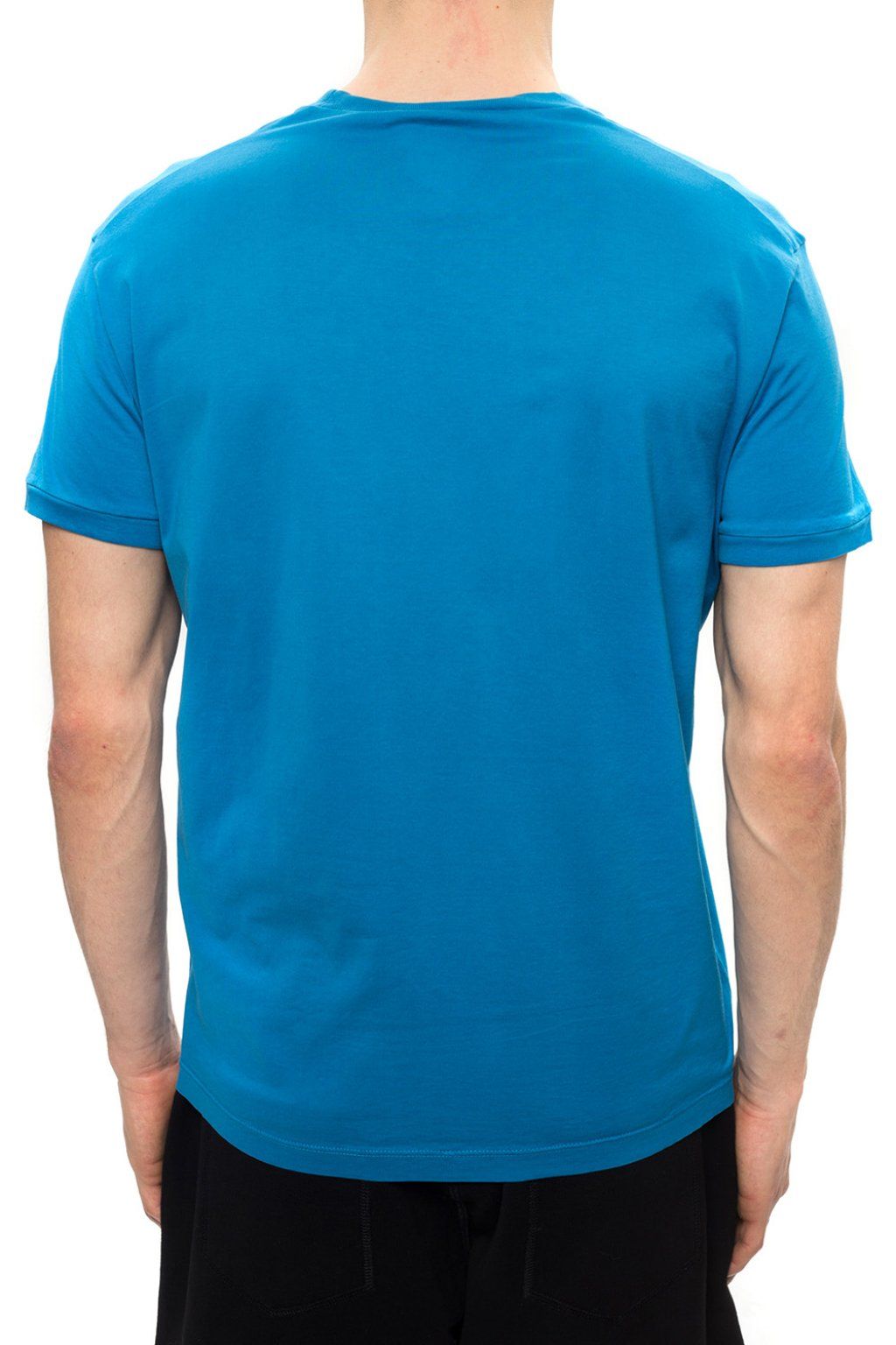 Dsquared² Chic Blue Logo Tee with Silver Accents