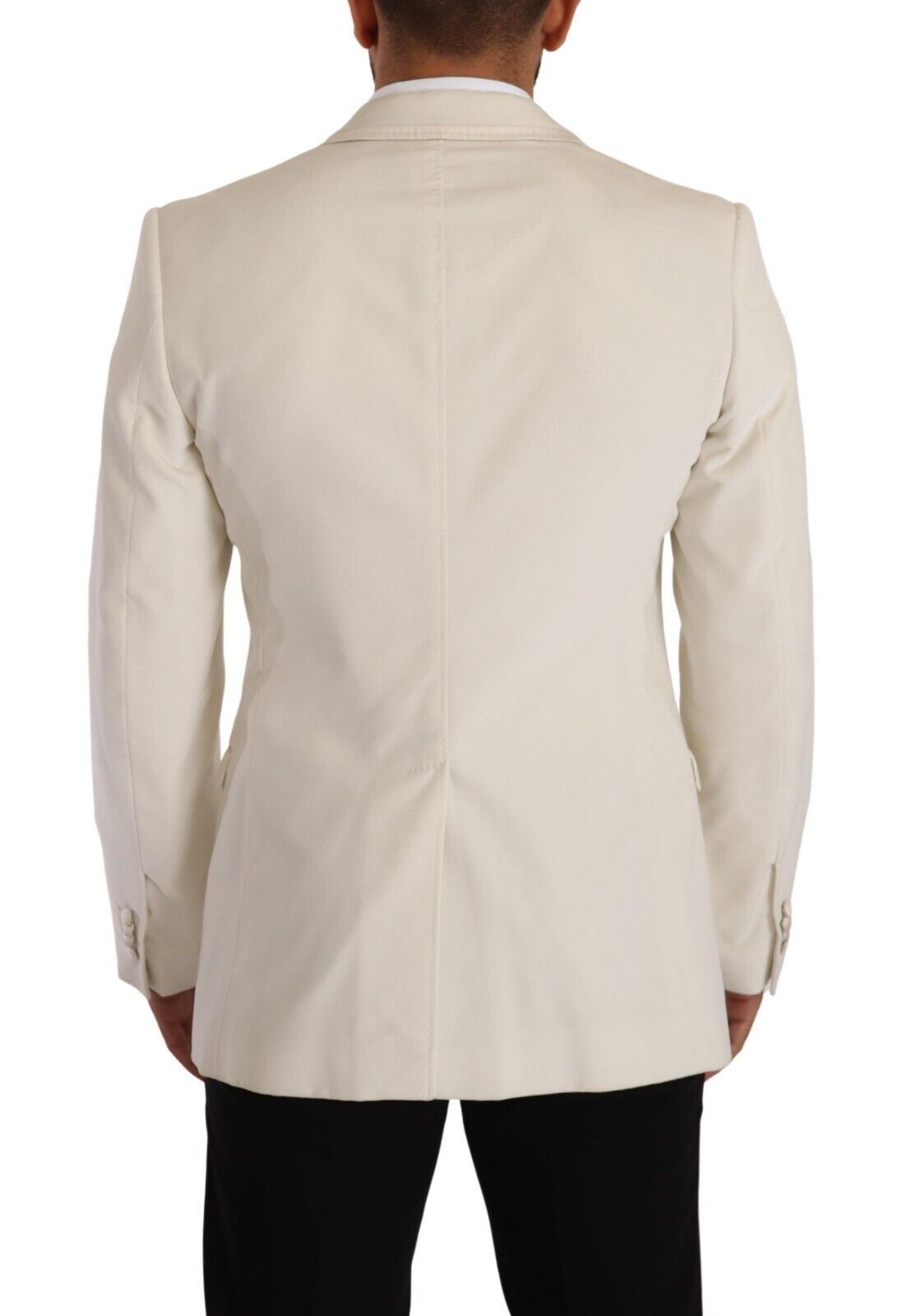 Dolce & Gabbana Elegant Off White Slim Fit Blazer