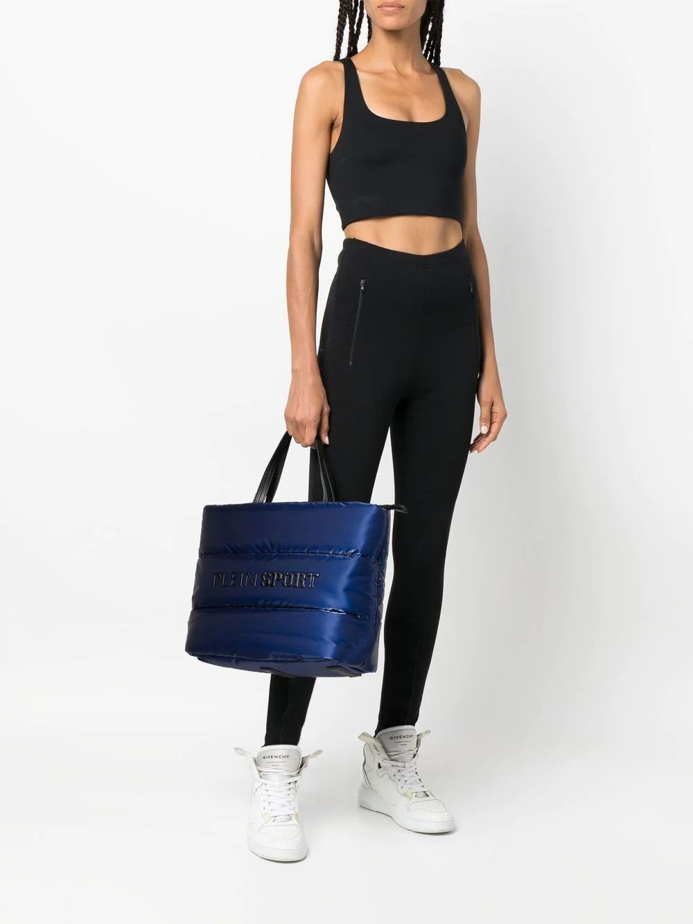 Plein Sport Blue Polyester Women Shoulder Bag