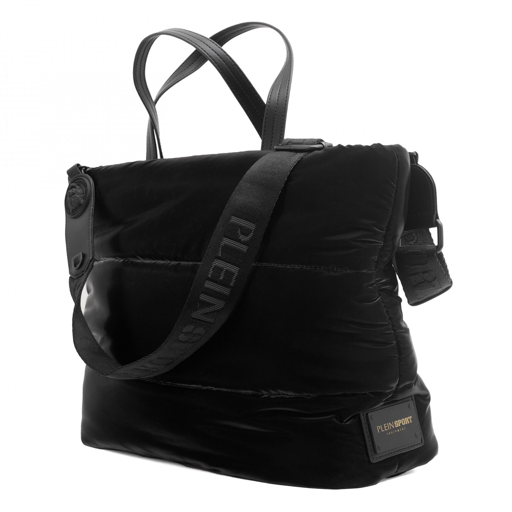 Plein Sport Black Polyester Women Shoulder Bag