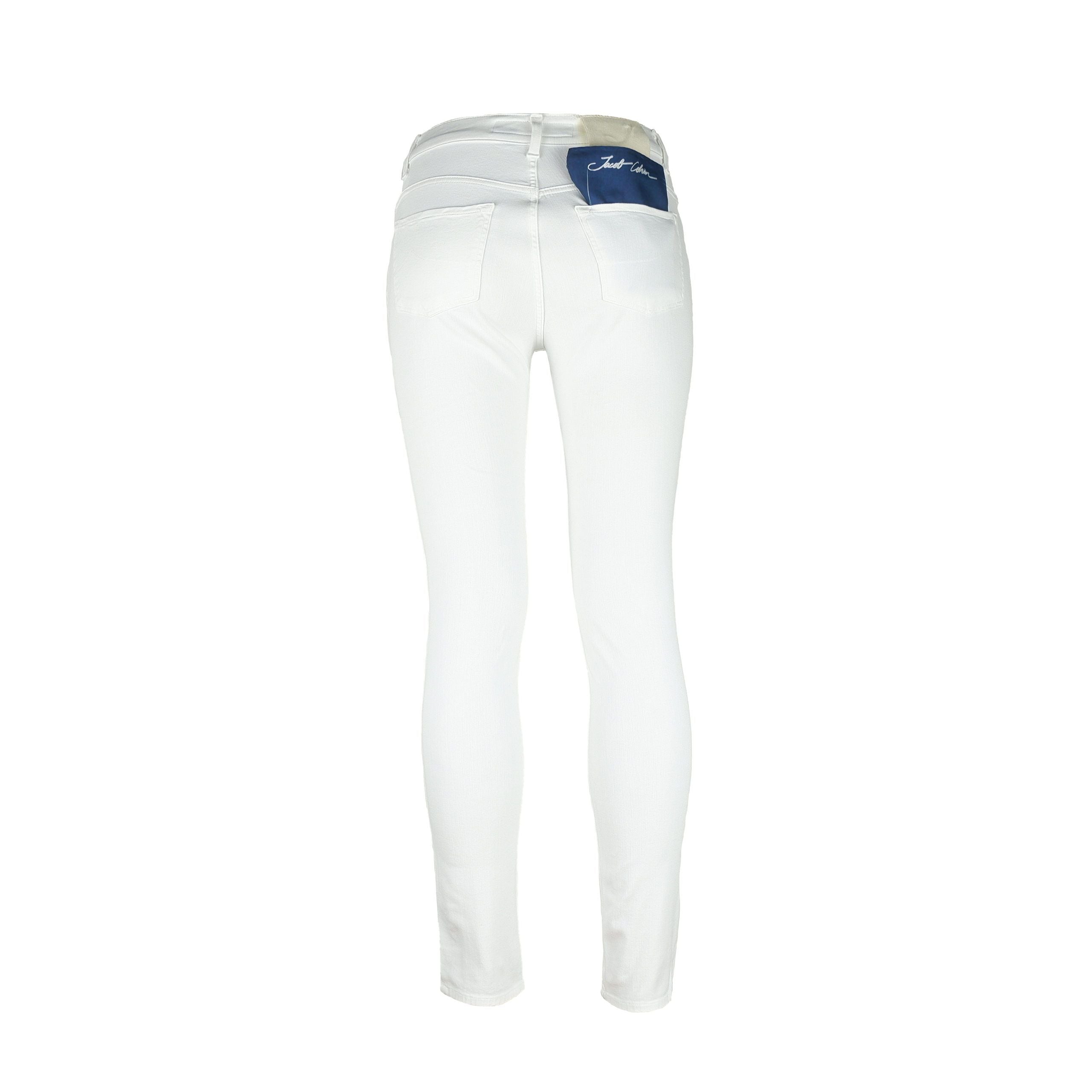 Jacob Cohen White Cotton Women's Jeans