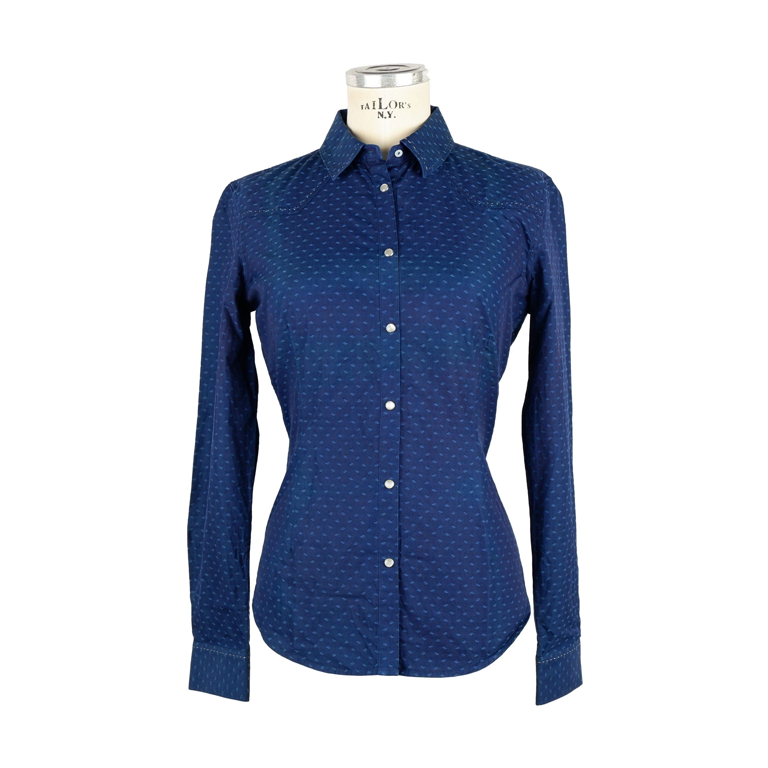 Jacob Cohen Blue Cotton Women's Shirt