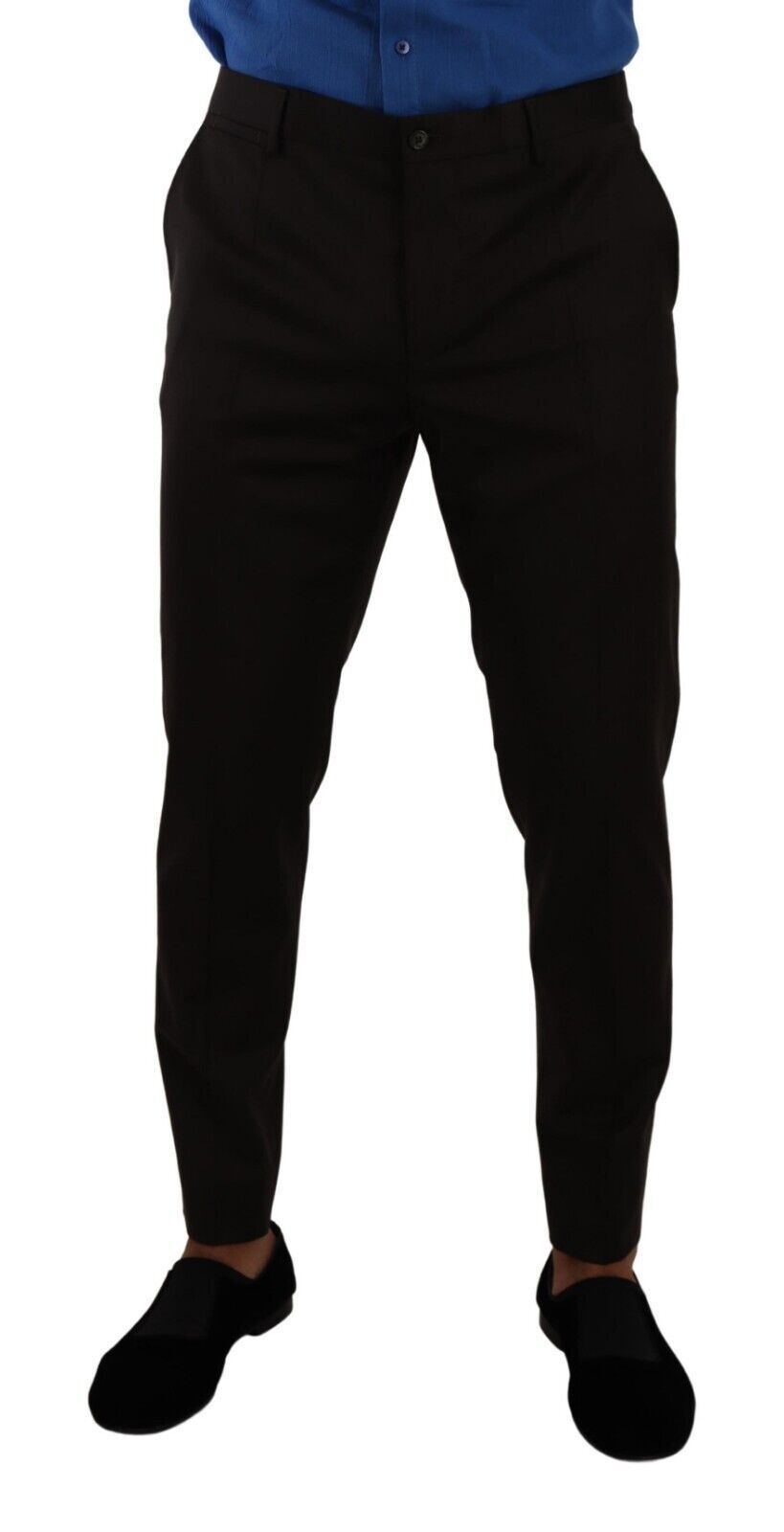 Dolce & Gabbana Chic Slim Fit Wool Dress Pants