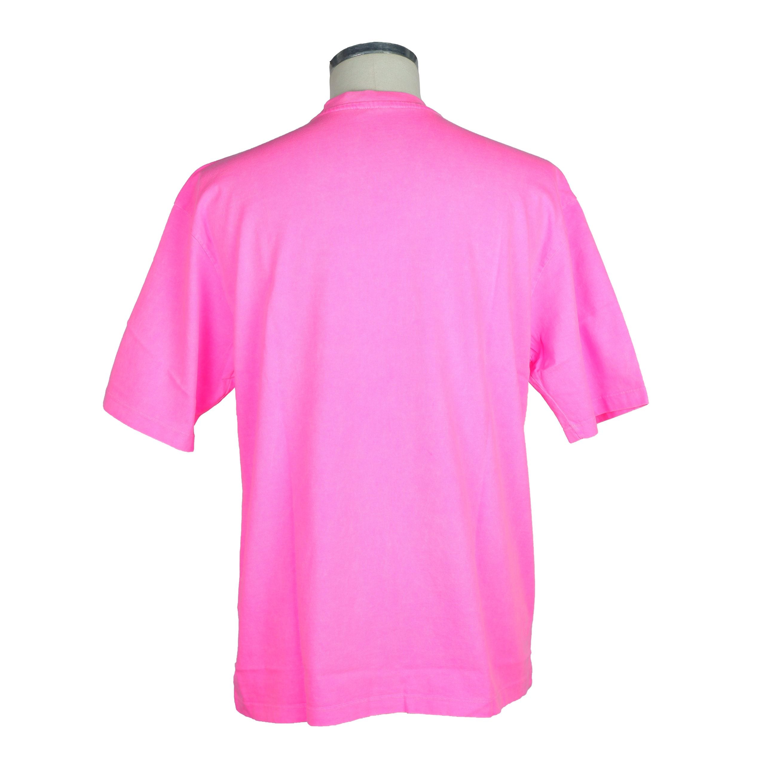 Comme Des Fuckdown Fuchsia Cotton Men T-Shirt