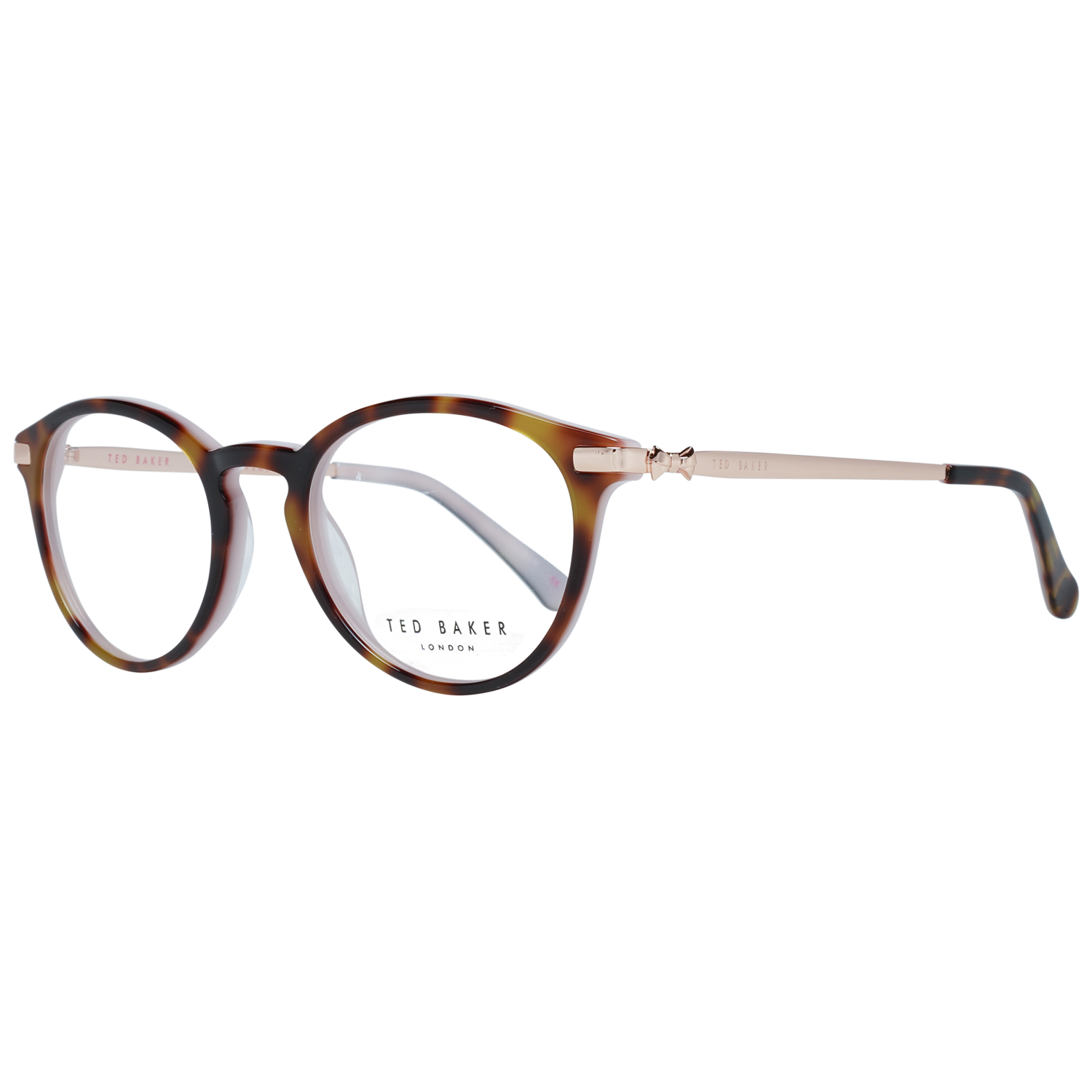 Ted Baker Chic Brown Round Full-Rim Fashion Frames