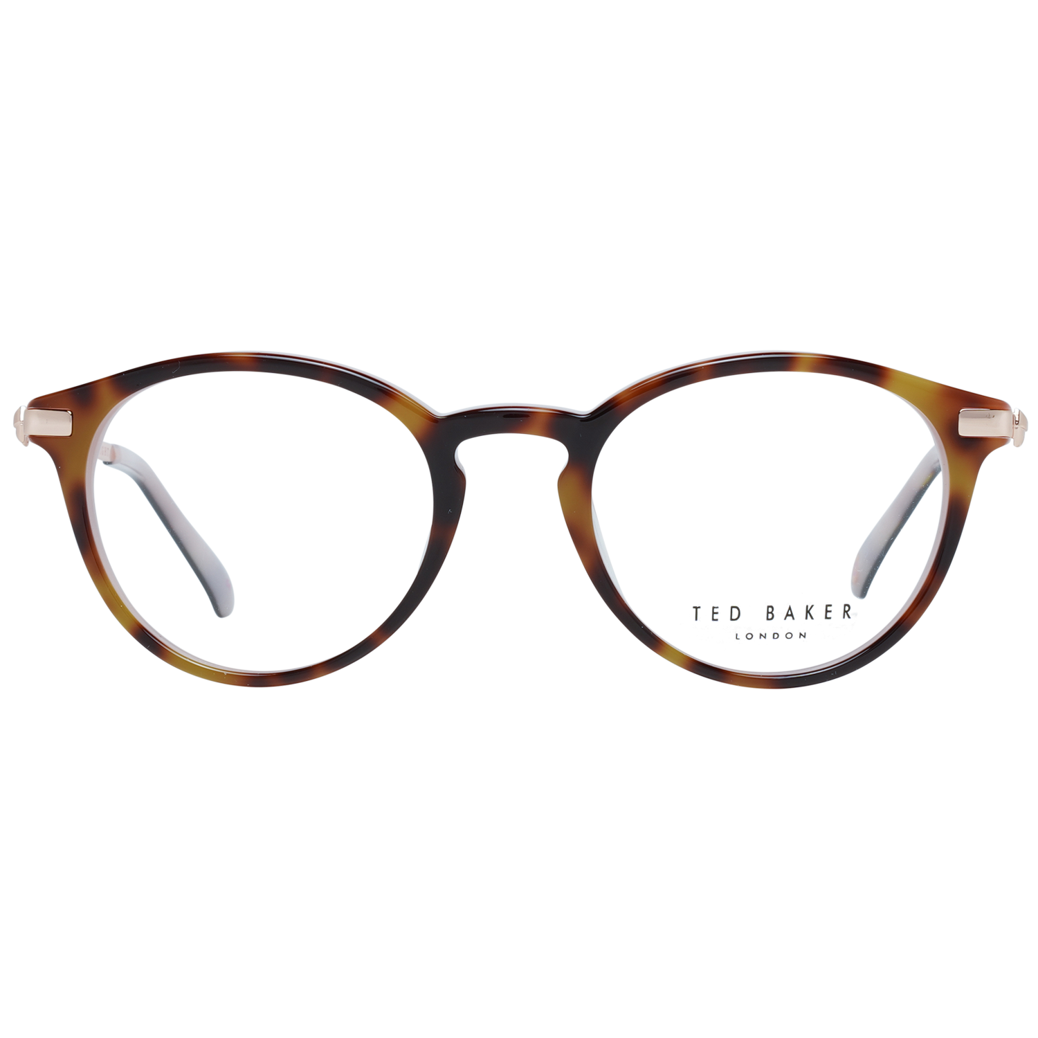 Ted Baker Chic Brown Round Full-Rim Fashion Frames