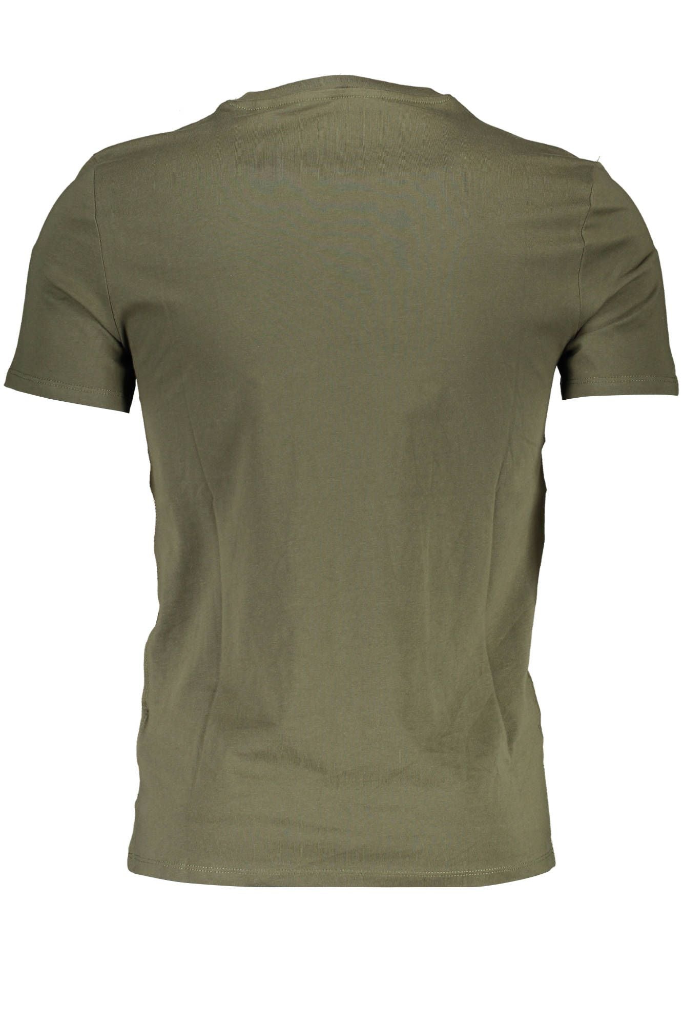 Guess Jeans Green Cotton Men T-Shirt