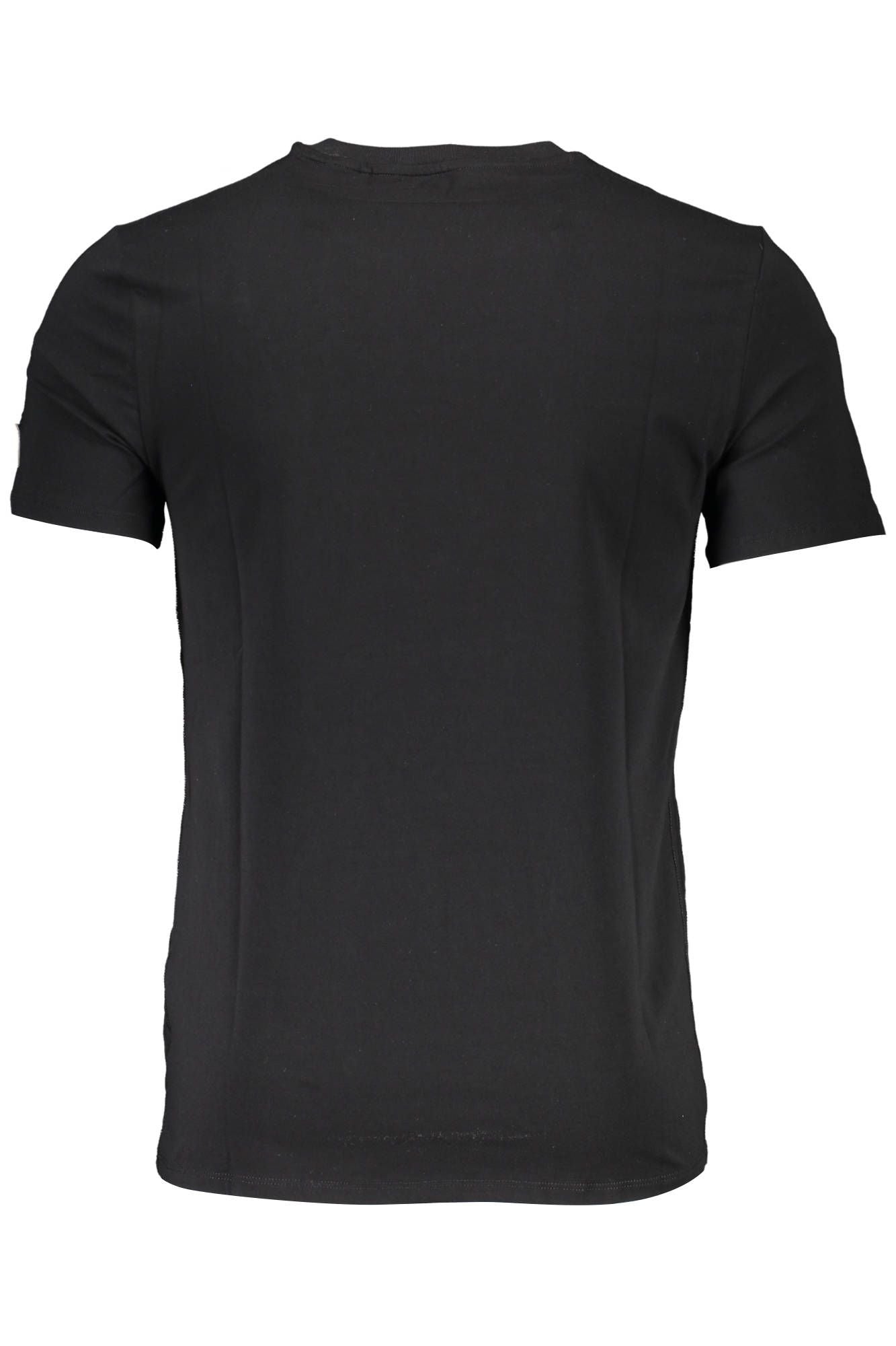 Guess Jeans Black Cotton Men T-Shirt