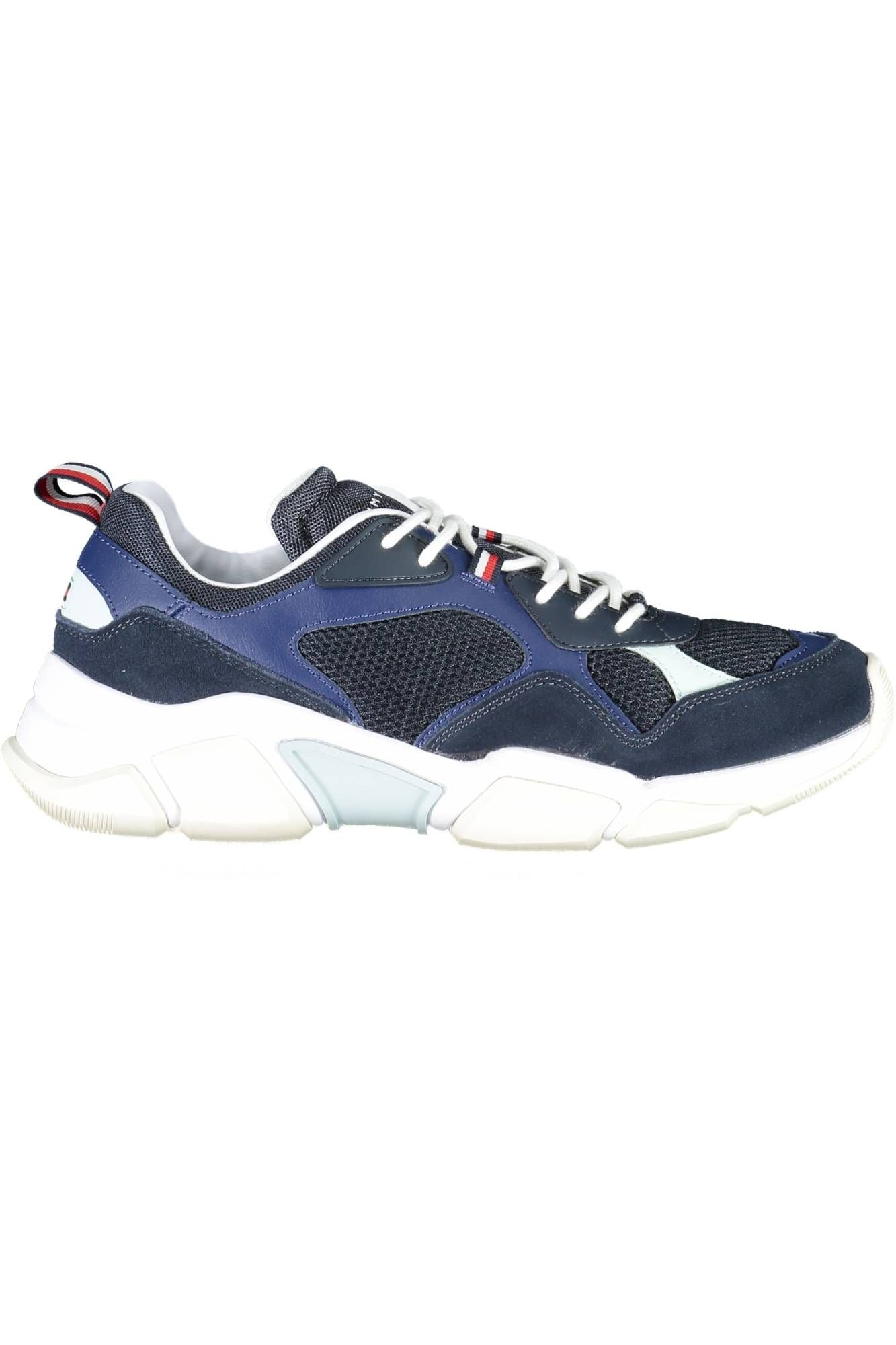 Tommy Hilfiger Blue Fabric Men Sneaker