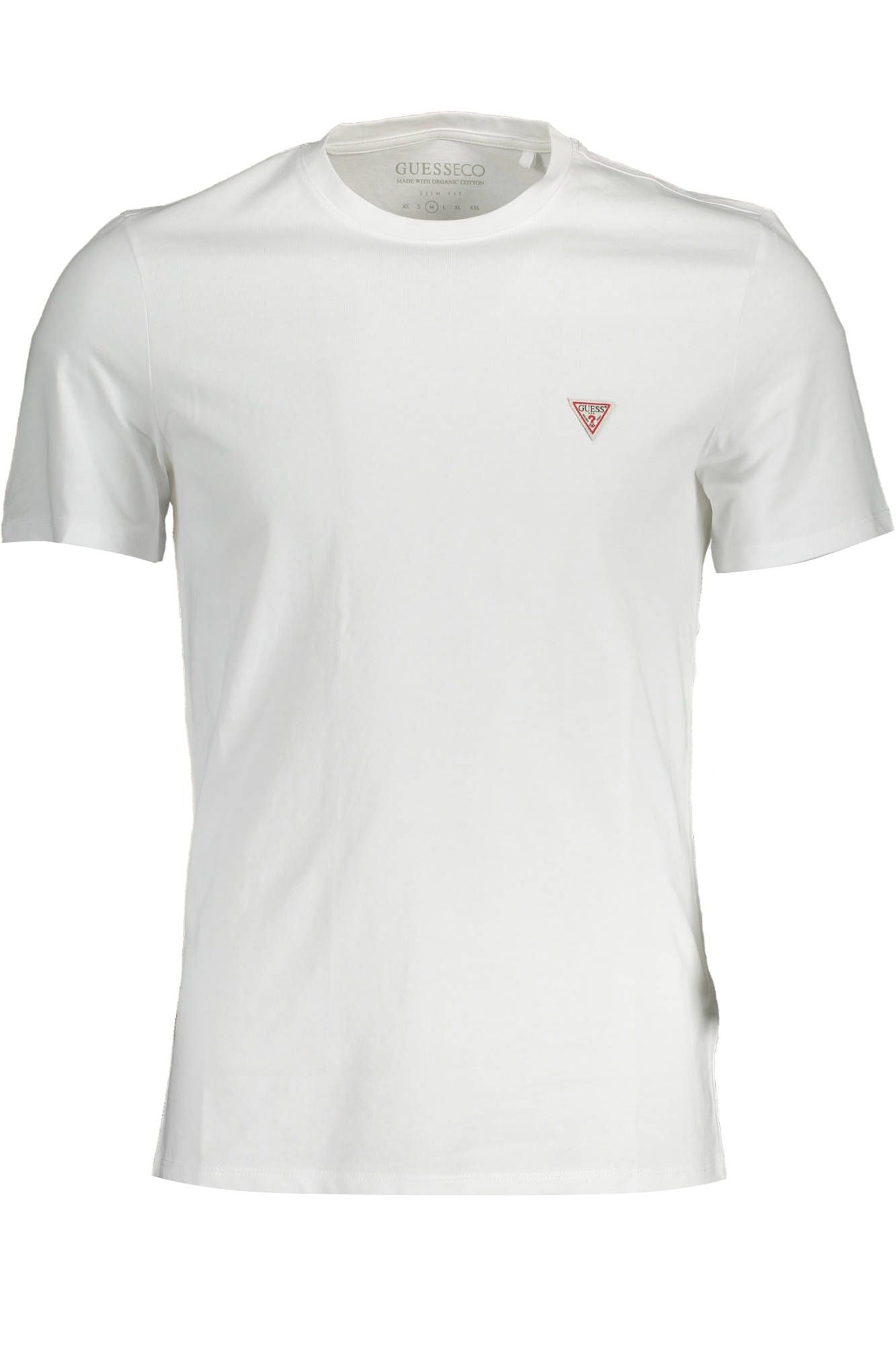 Guess Jeans White Cotton Men T-Shirt