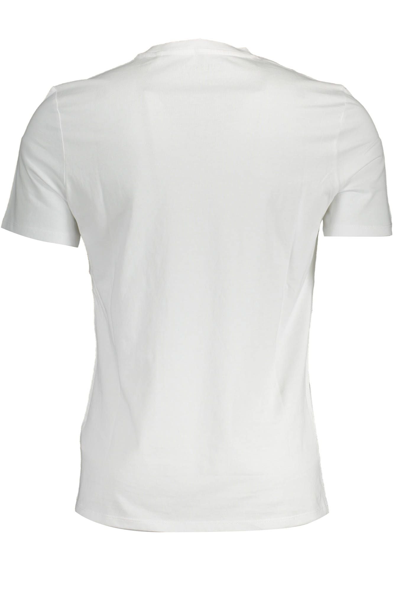 Guess Jeans White Cotton Men T-Shirt