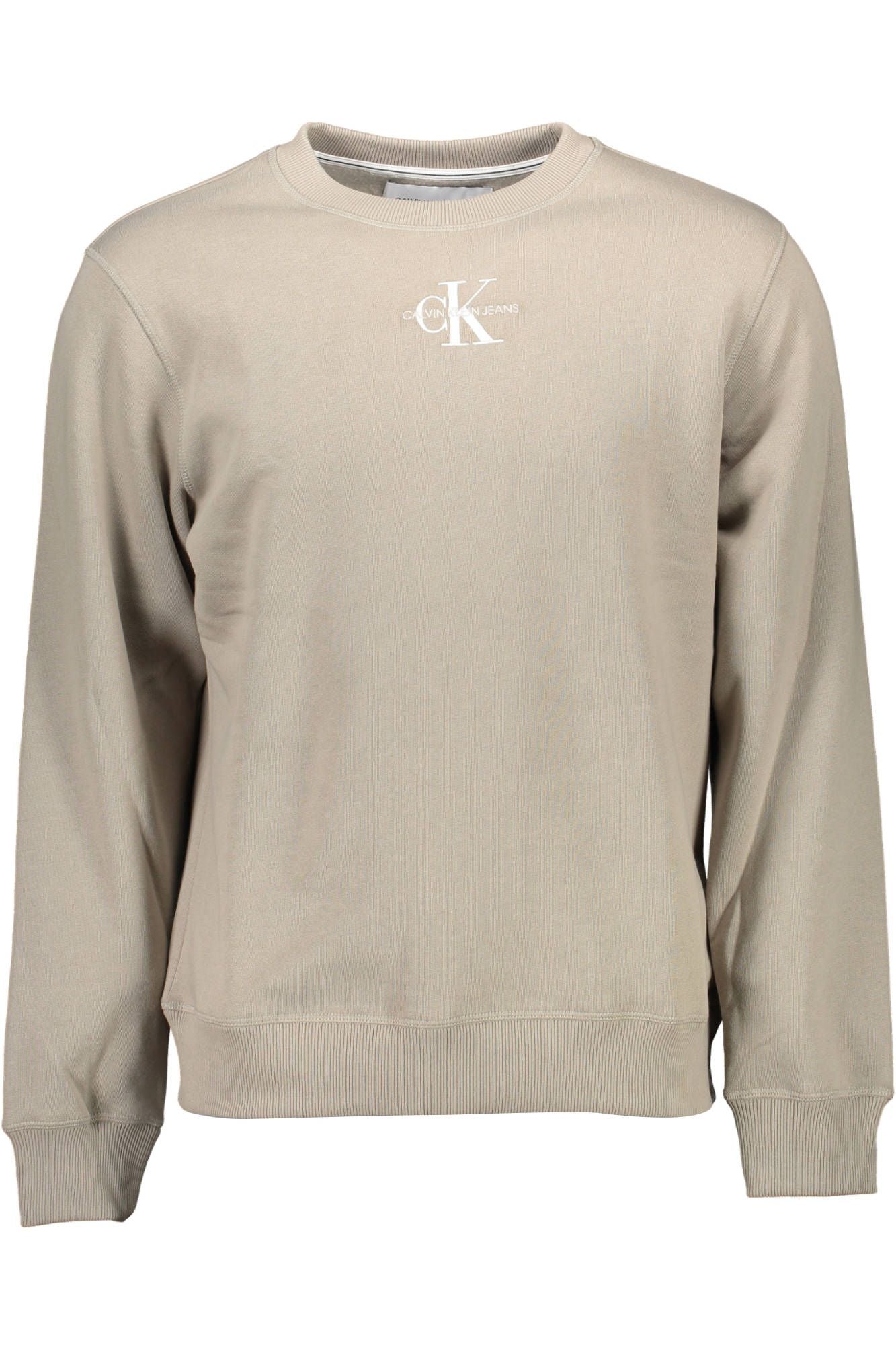 Calvin Klein Gray Cotton Men Sweater