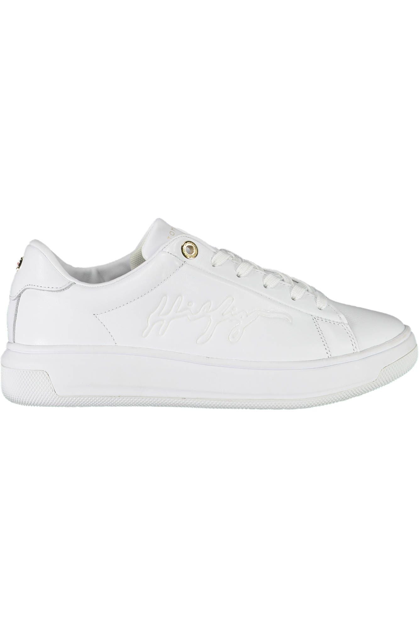 Tommy Hilfiger White Polyester Women Sneaker