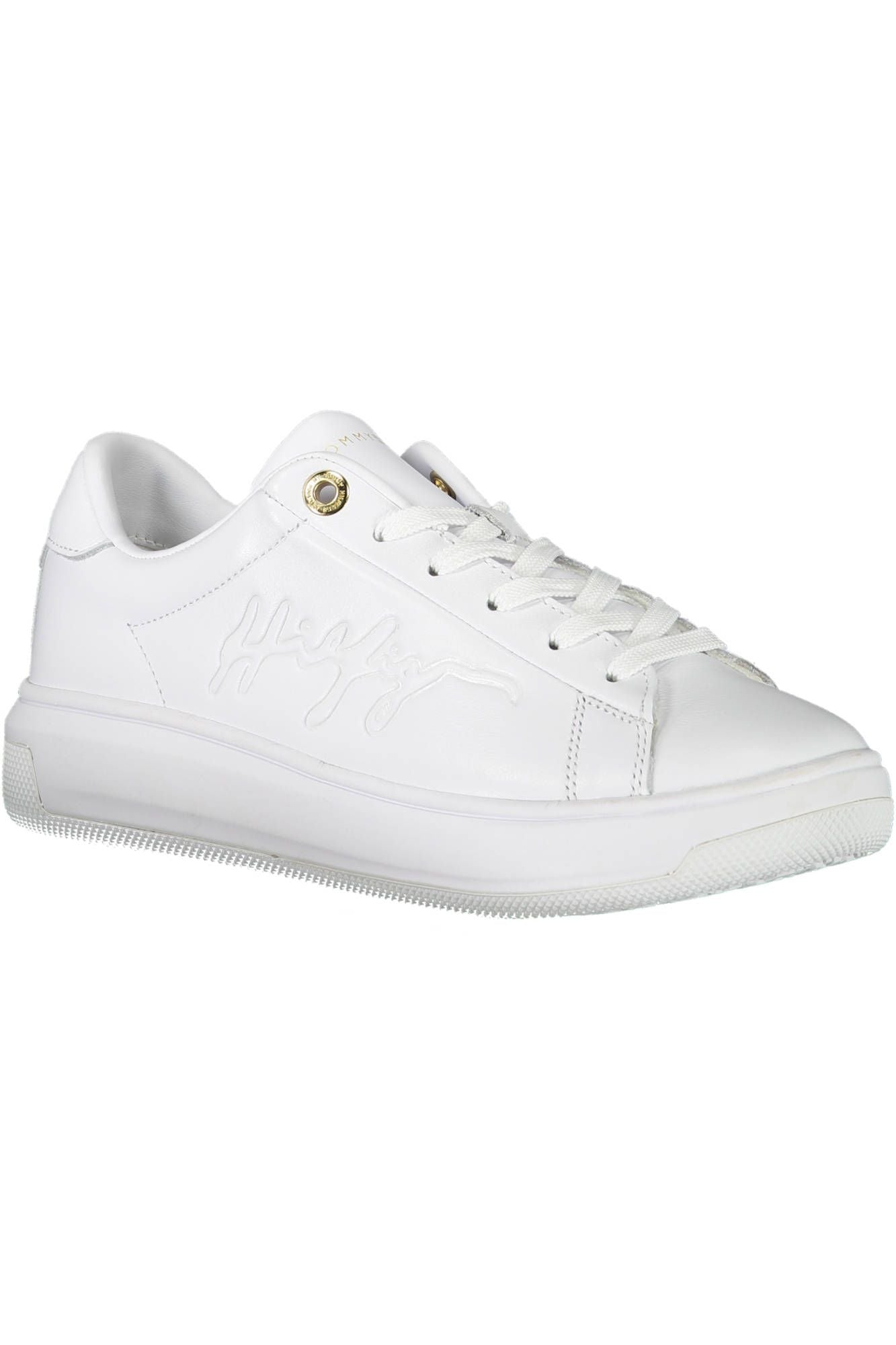 Tommy Hilfiger White Polyester Women Sneaker