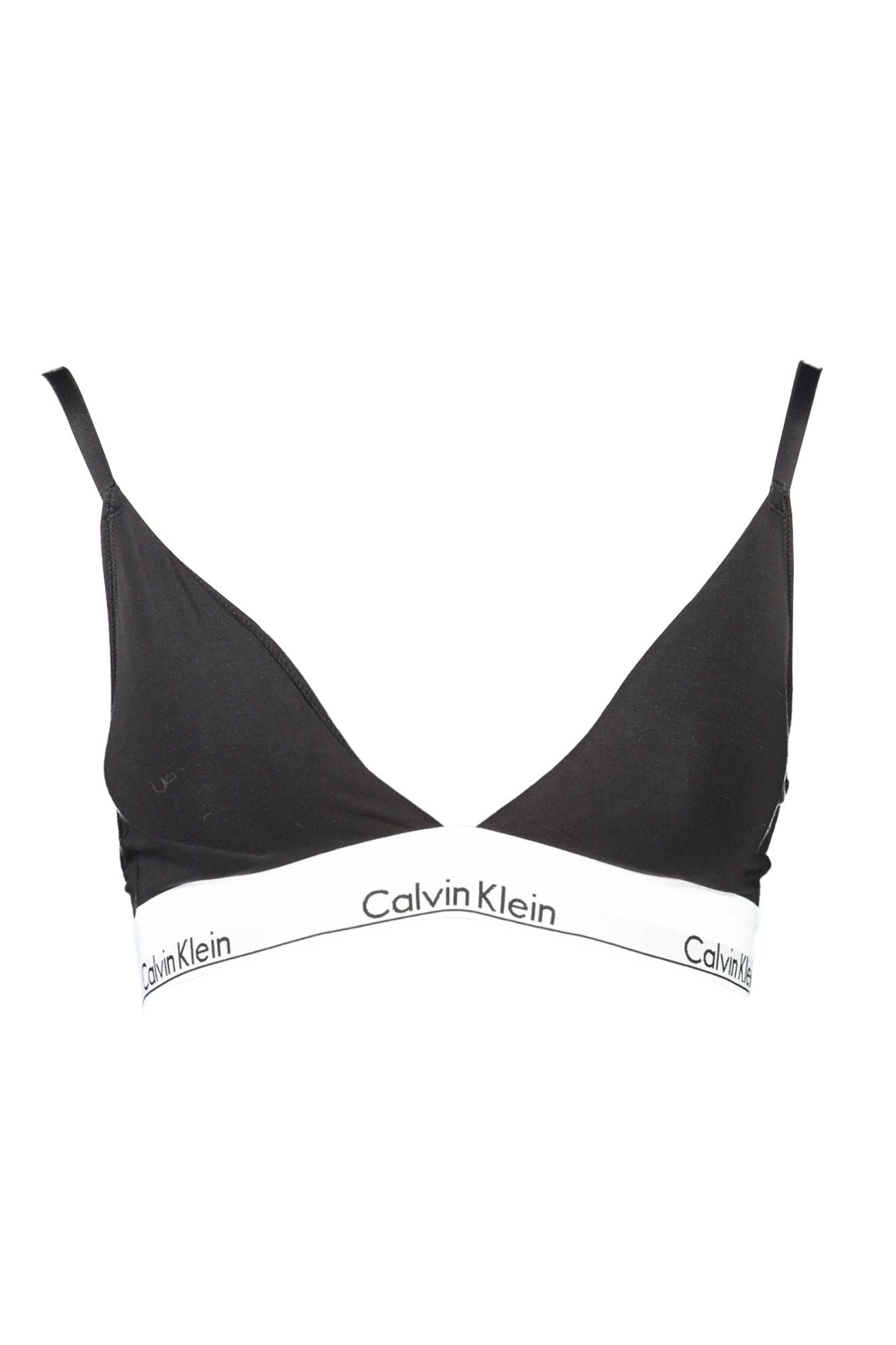 Calvin Klein Black Cotton Women Triangle Bra