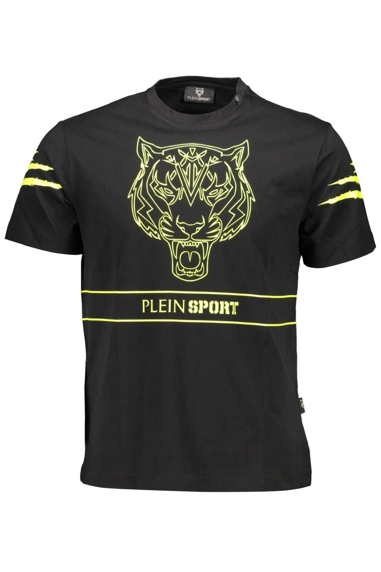 Plein Sport Black Cotton Men T-Shirt