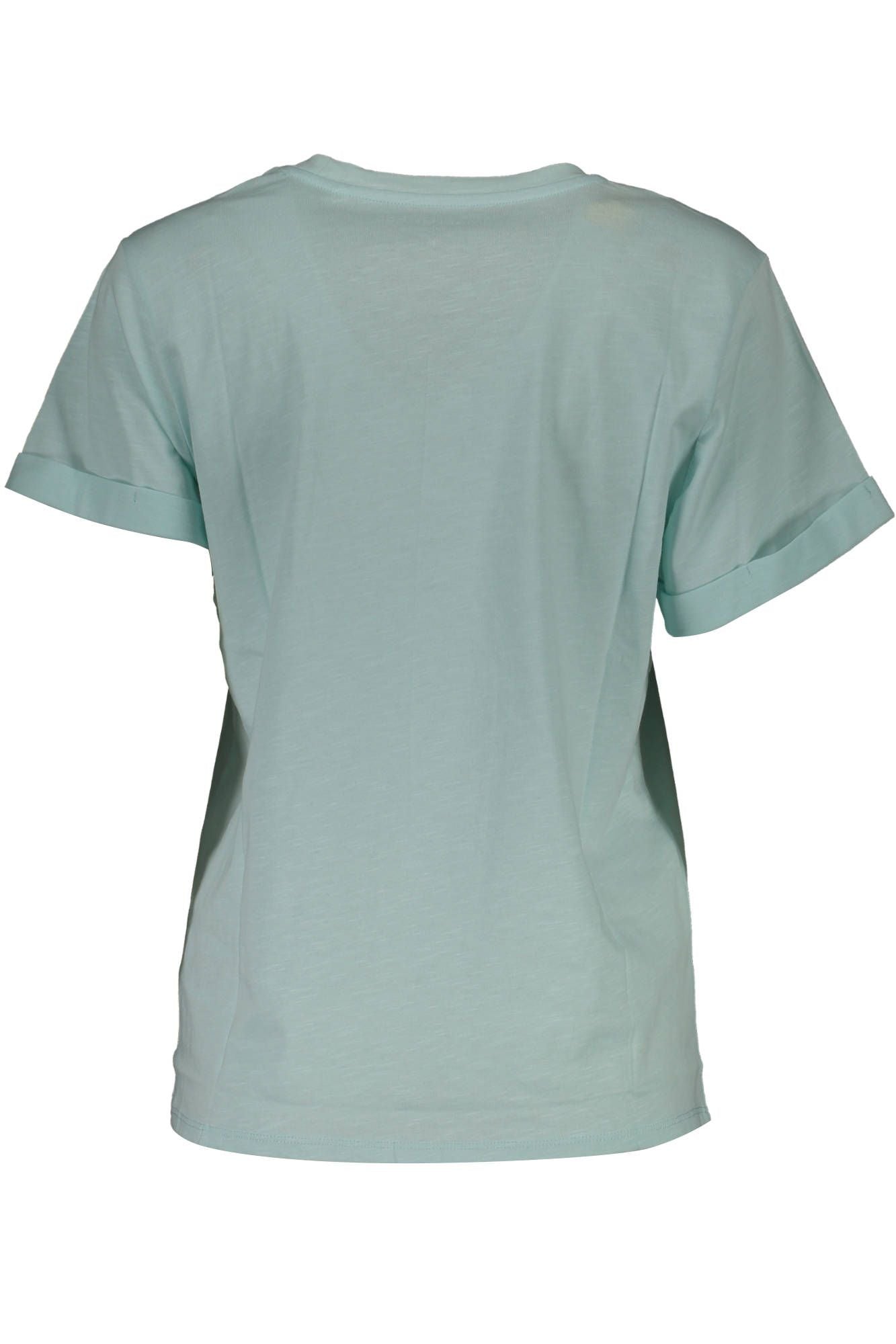 Guess Jeans Light Blue Cotton Women T-Shirt