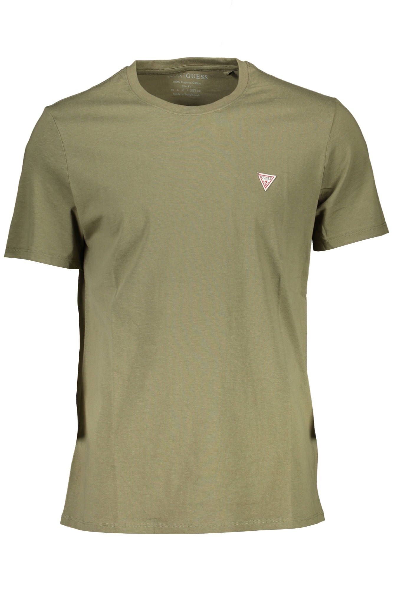 Guess Jeans Green Cotton Men T-Shirt