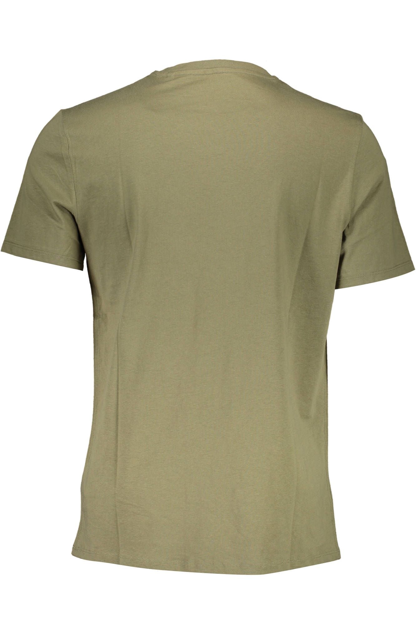 Guess Jeans Green Cotton Men T-Shirt