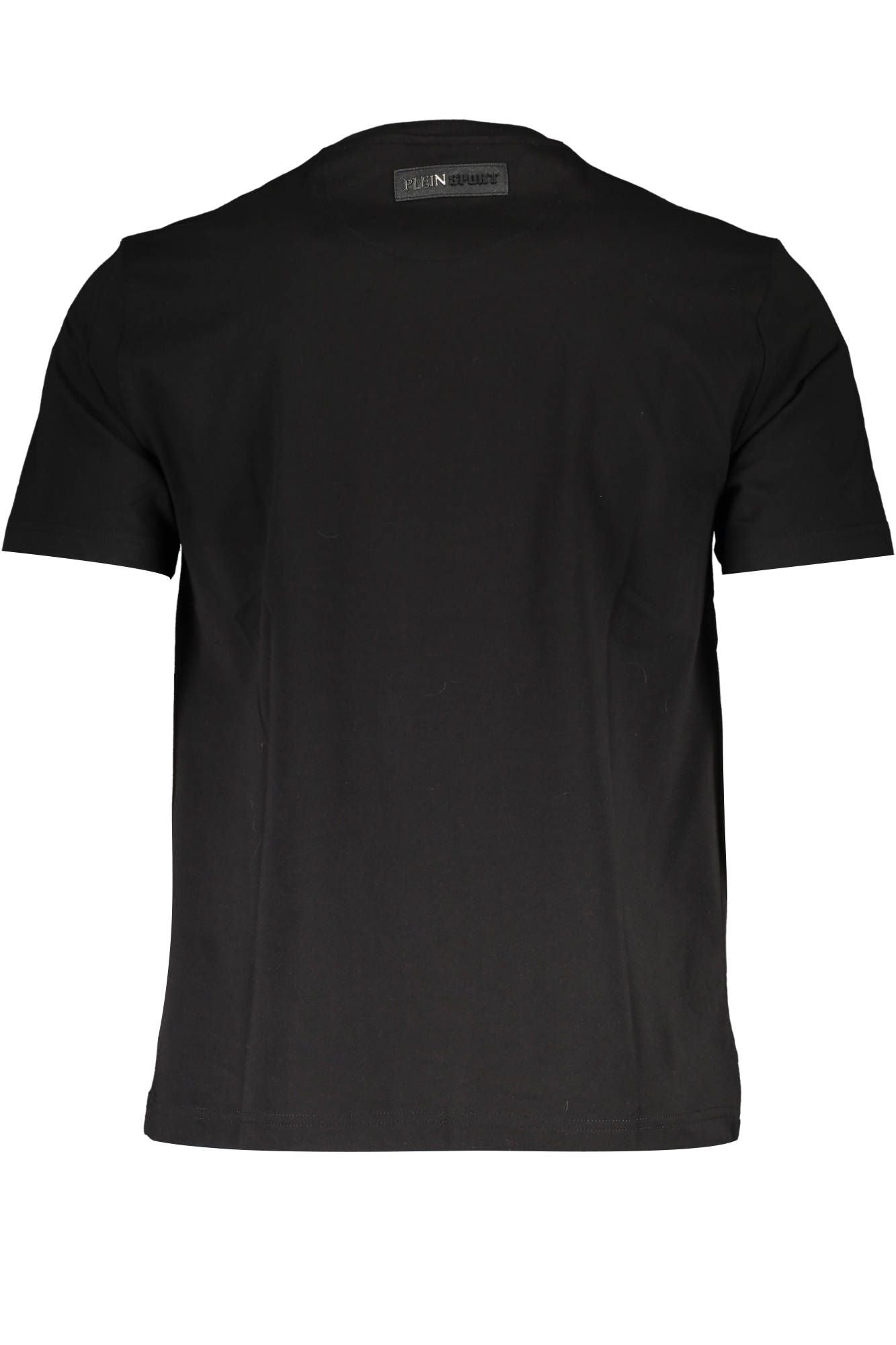 Plein Sport Black Cotton Men T-Shirt