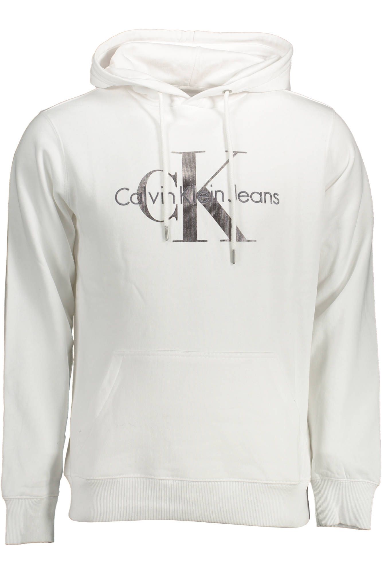 Calvin Klein White Cotton Men Sweater