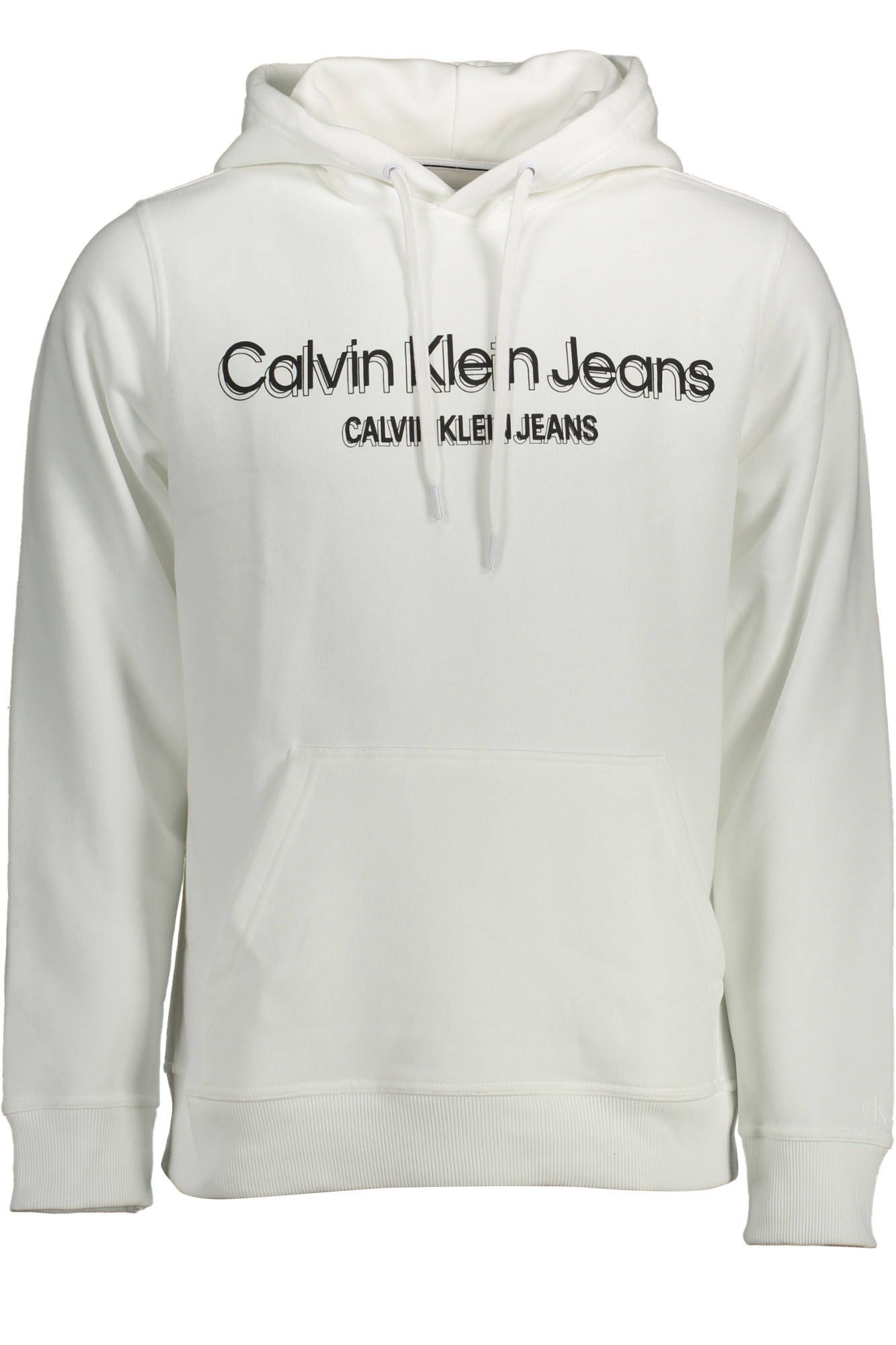 Calvin Klein White Cotton Men Sweater