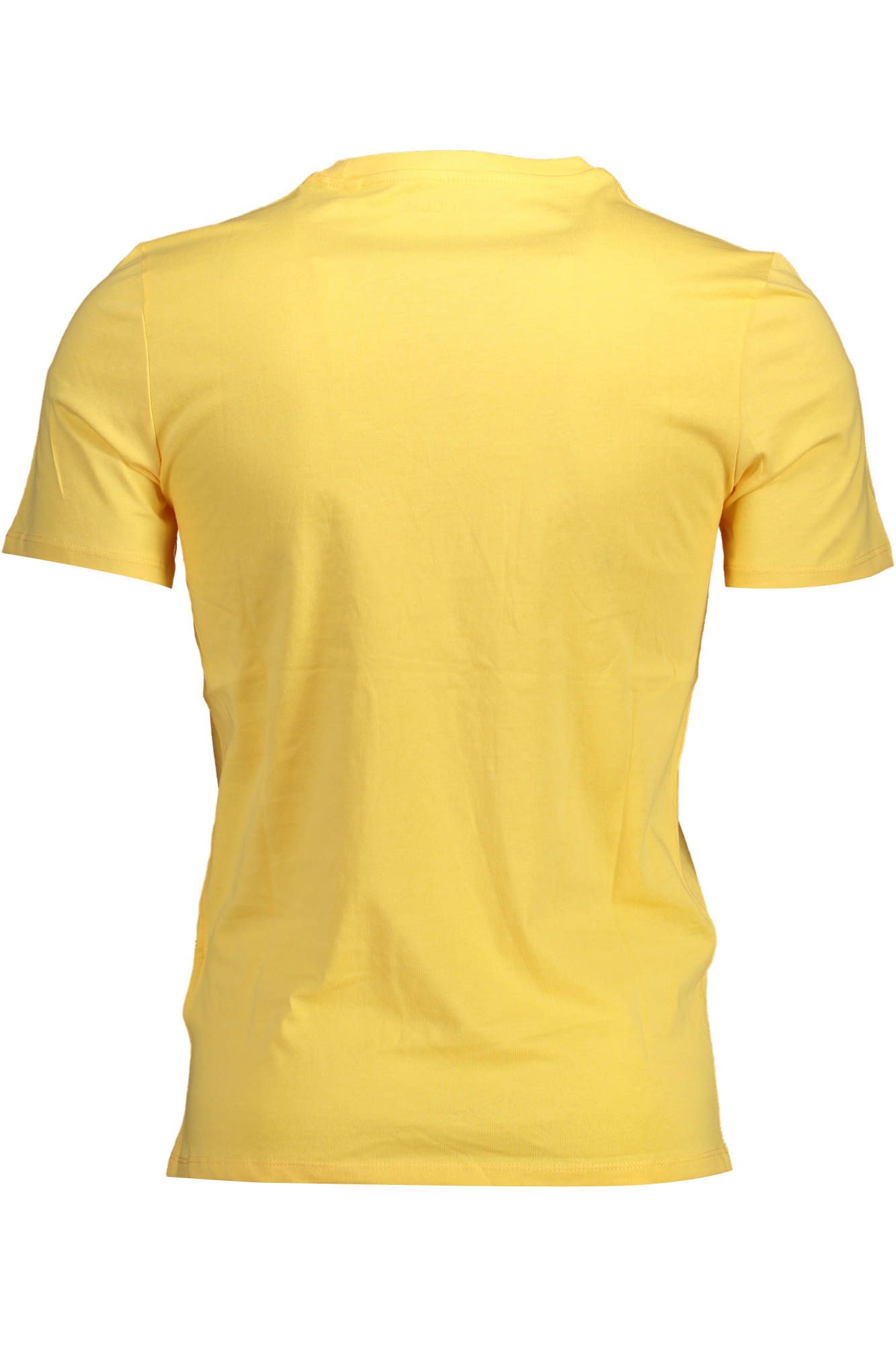 Guess Jeans Yellow Cotton Men TShirt