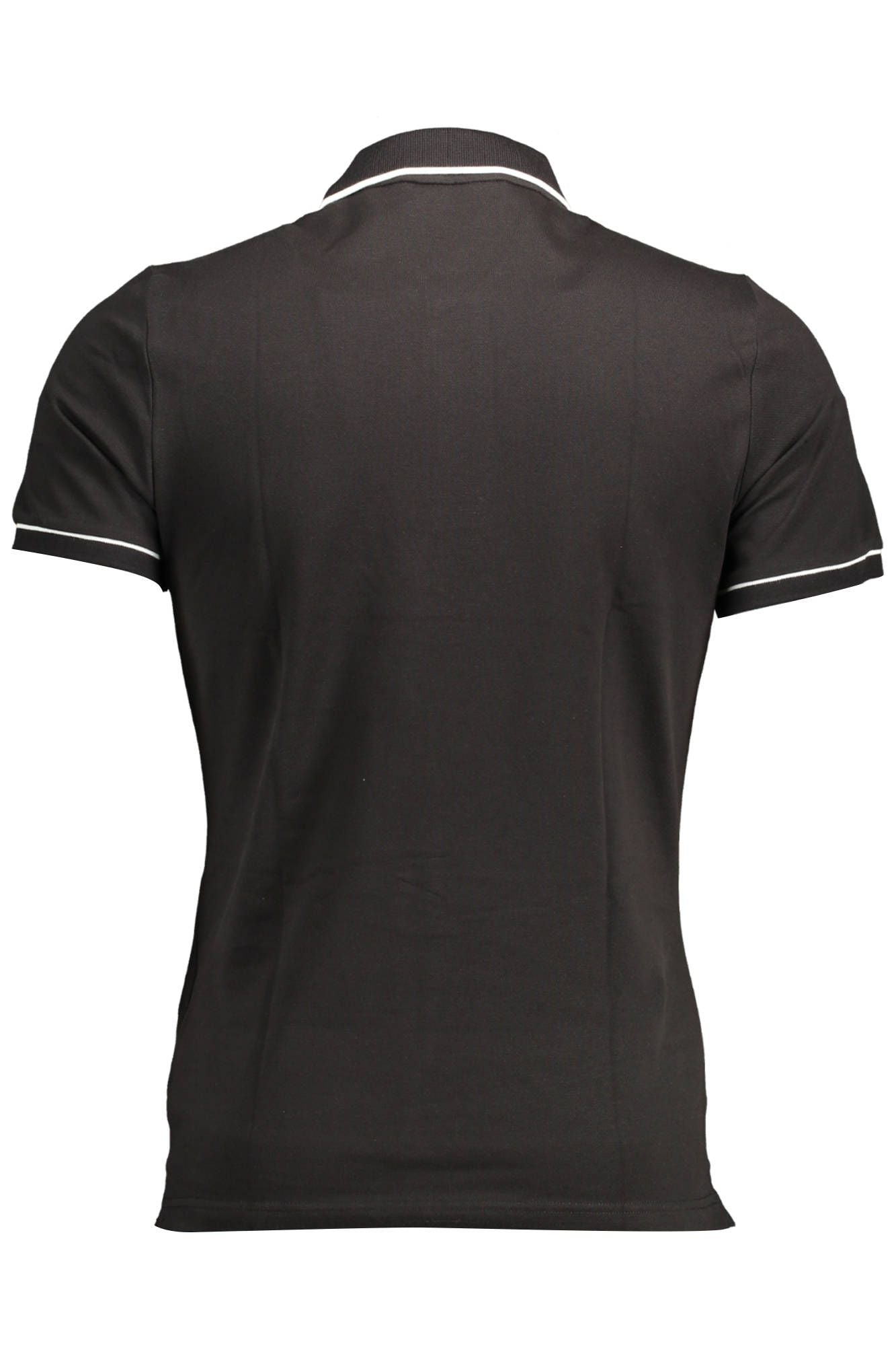 Calvin Klein Black Cotton Men Polo Shirt