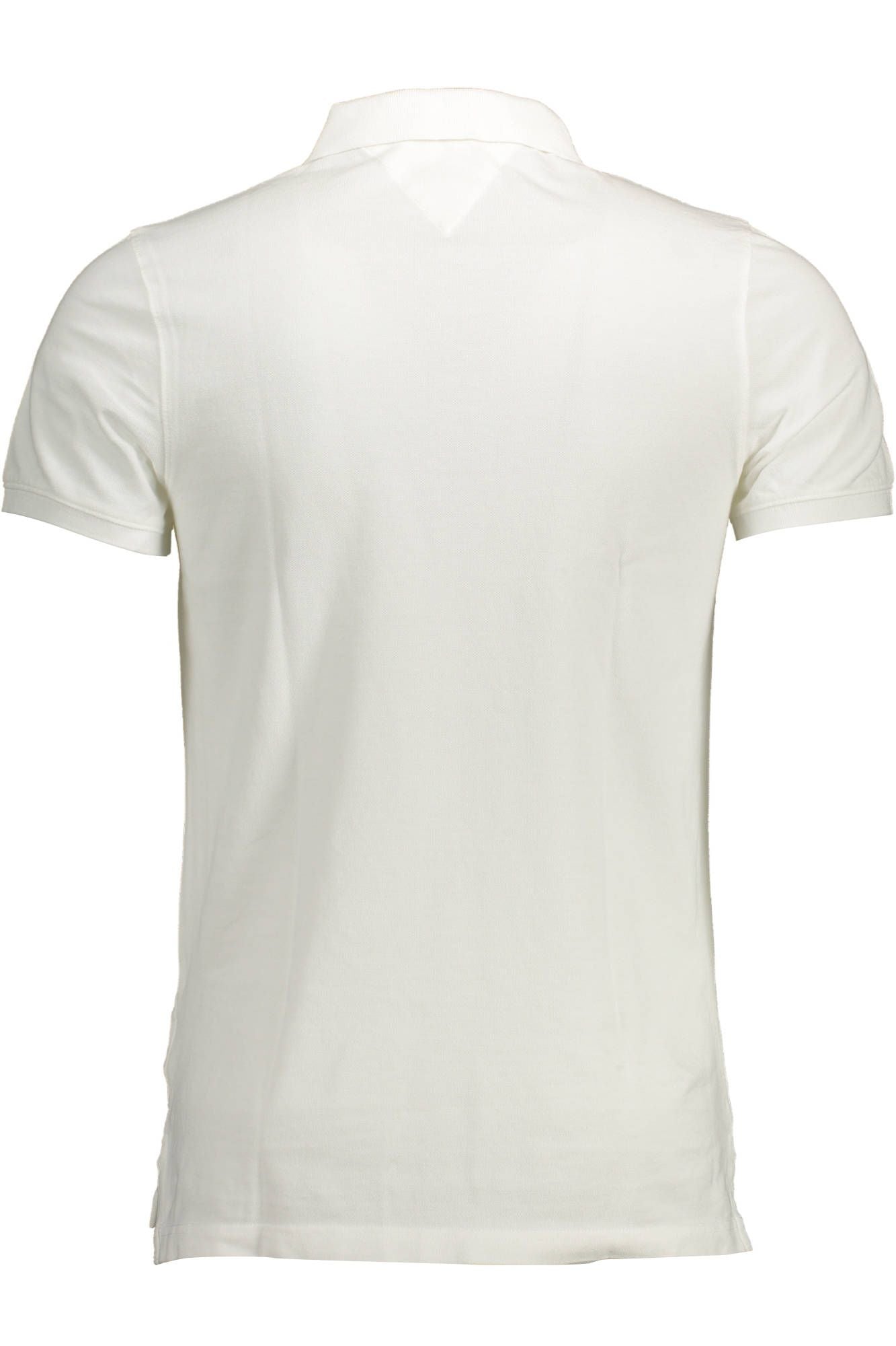 Tommy Hilfiger White Cotton Men Polo Shirt