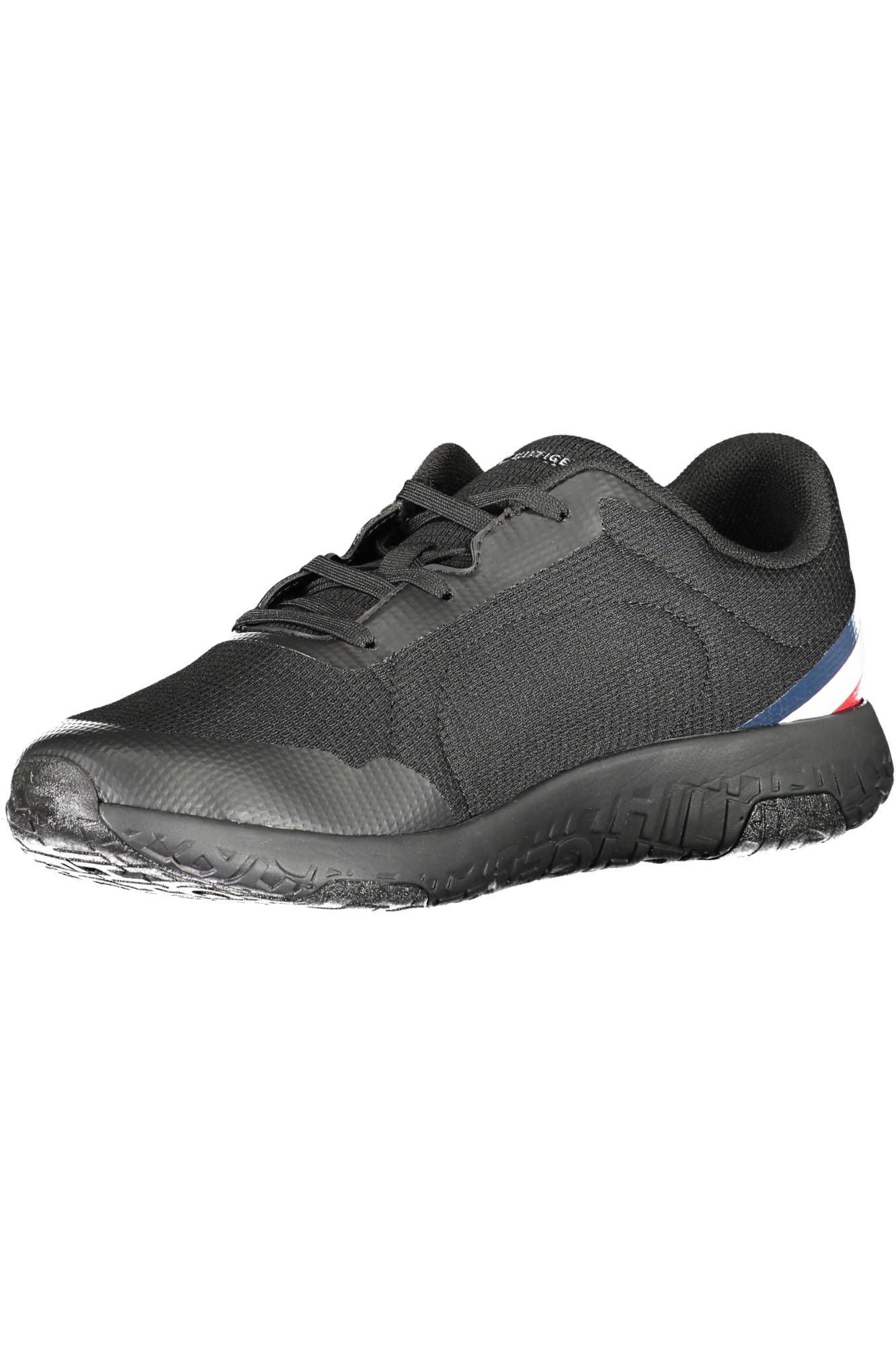 Tommy Hilfiger Black Polyester Men Sneaker