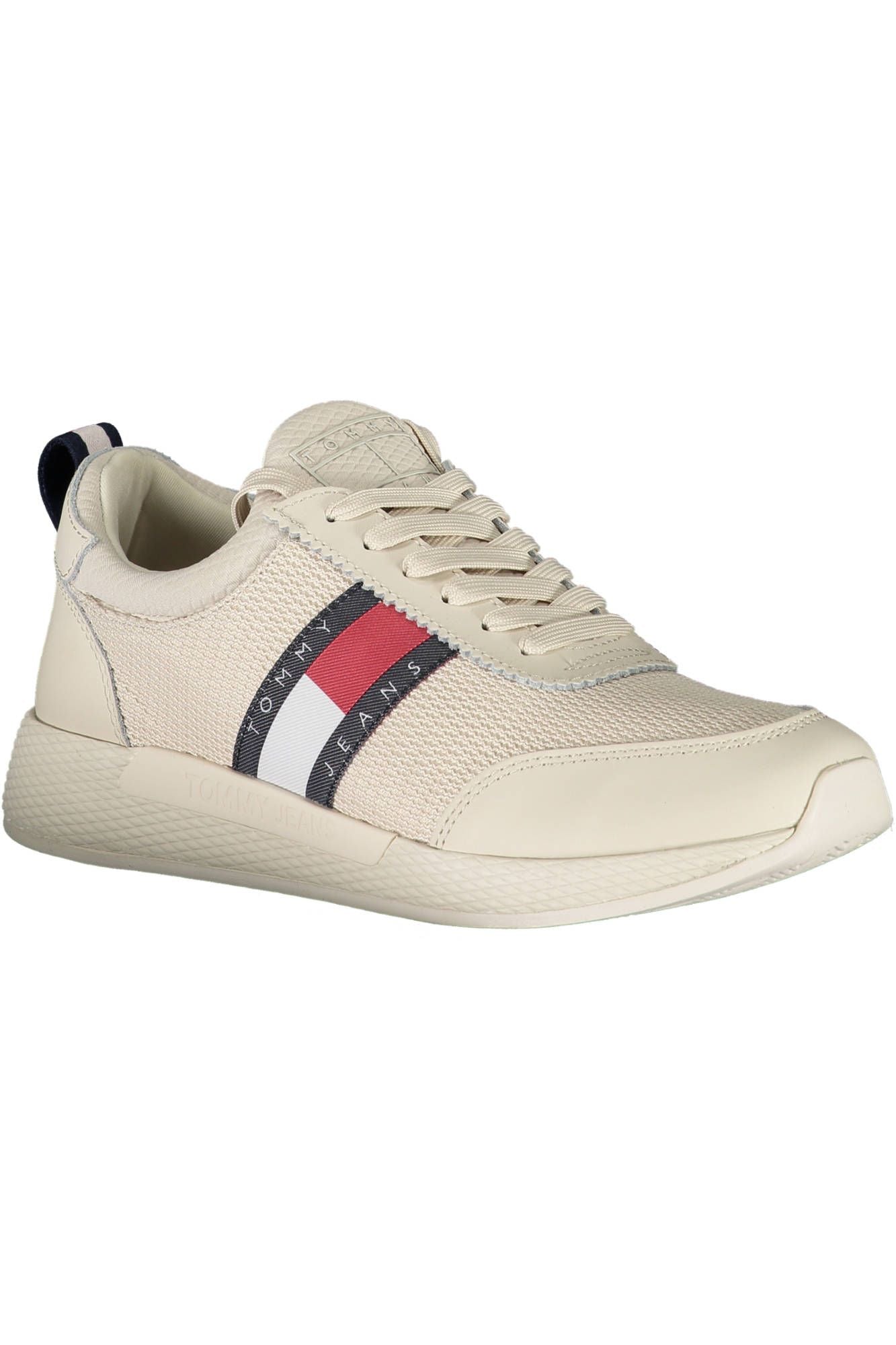 Tommy Hilfiger Beige Polyester Women Sneaker