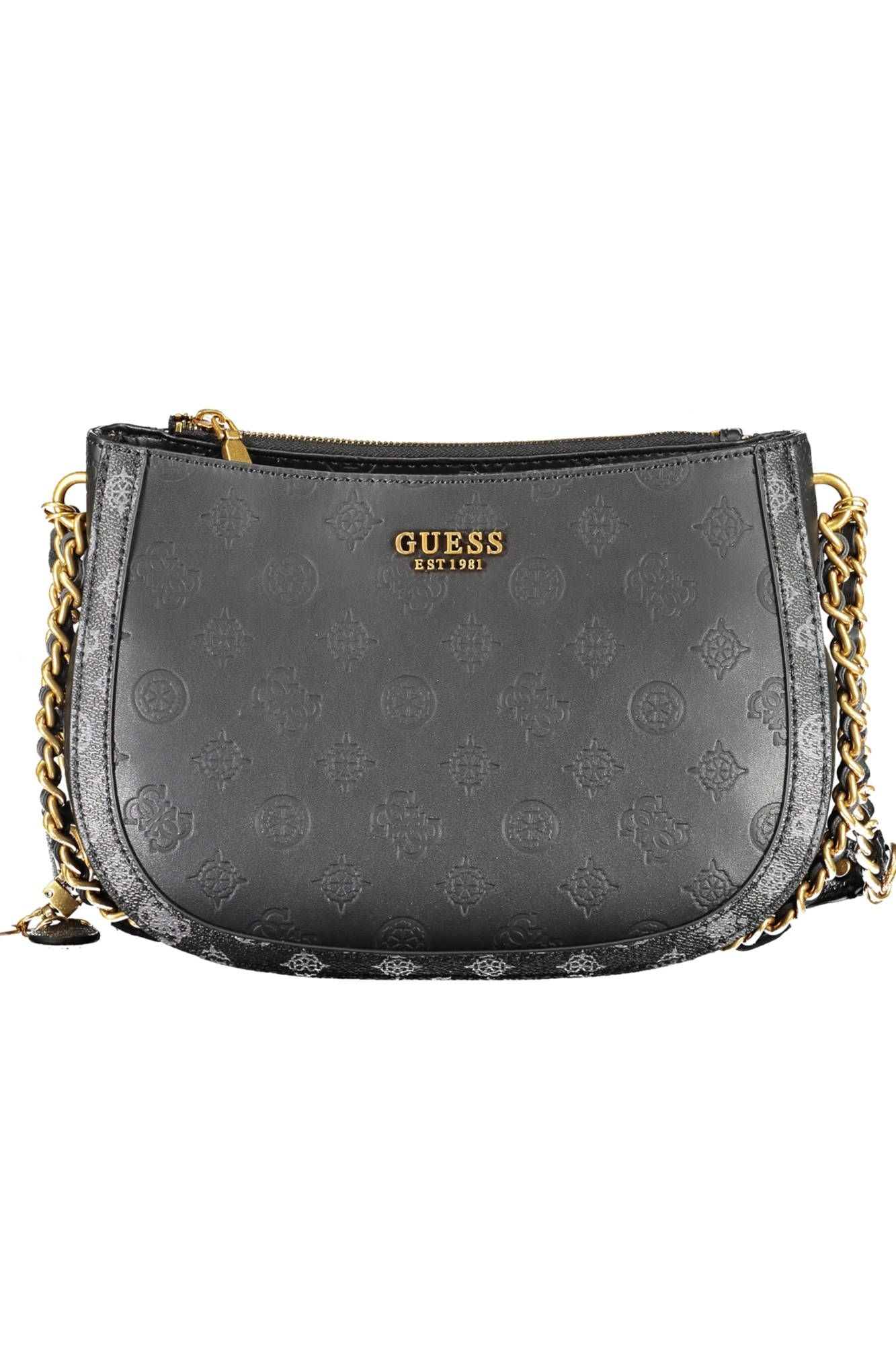 Guess Jeans Black Polyurethane Women Handbag