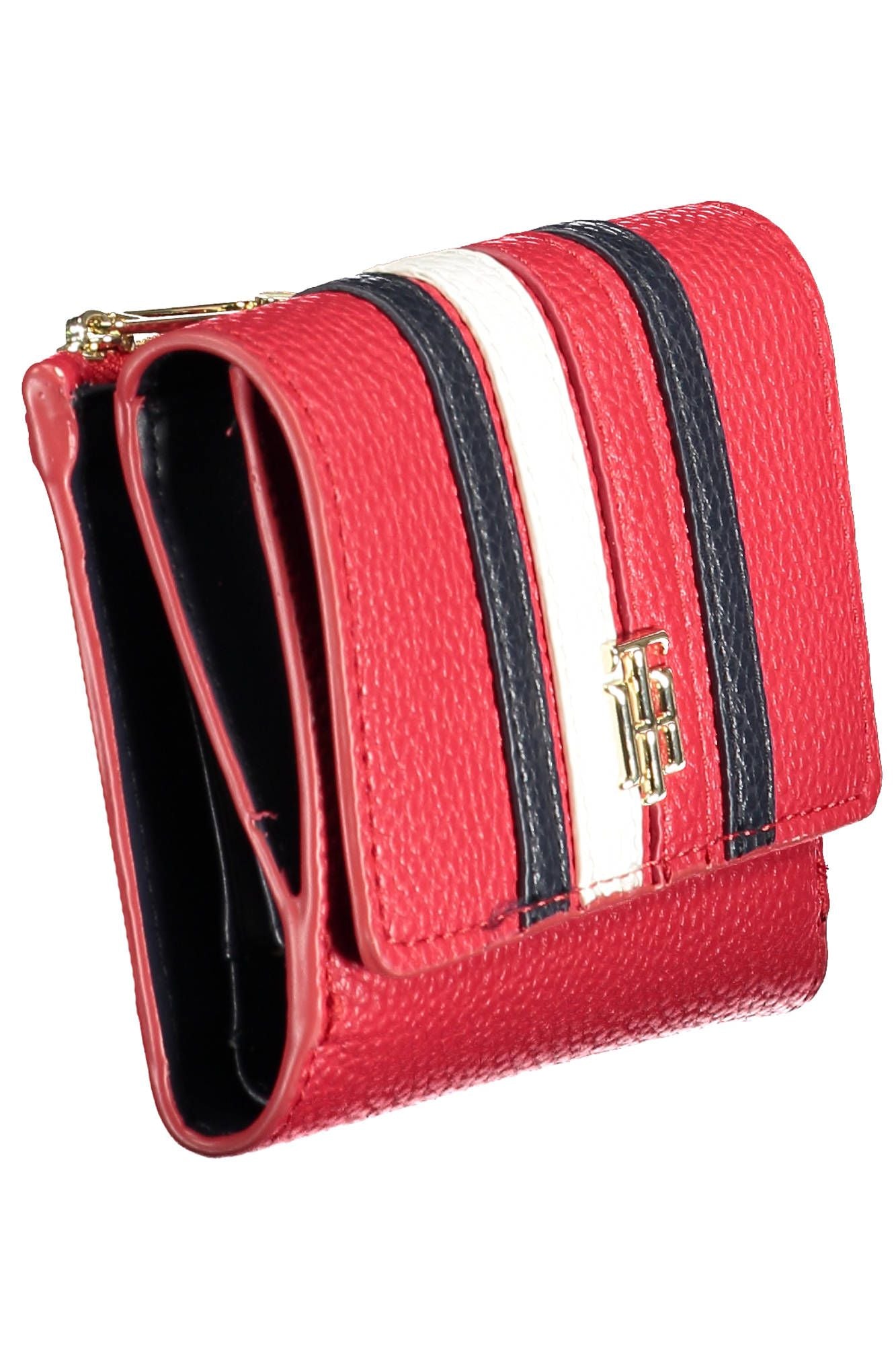 Tommy Hilfiger Red Polyurethane Women Wallet