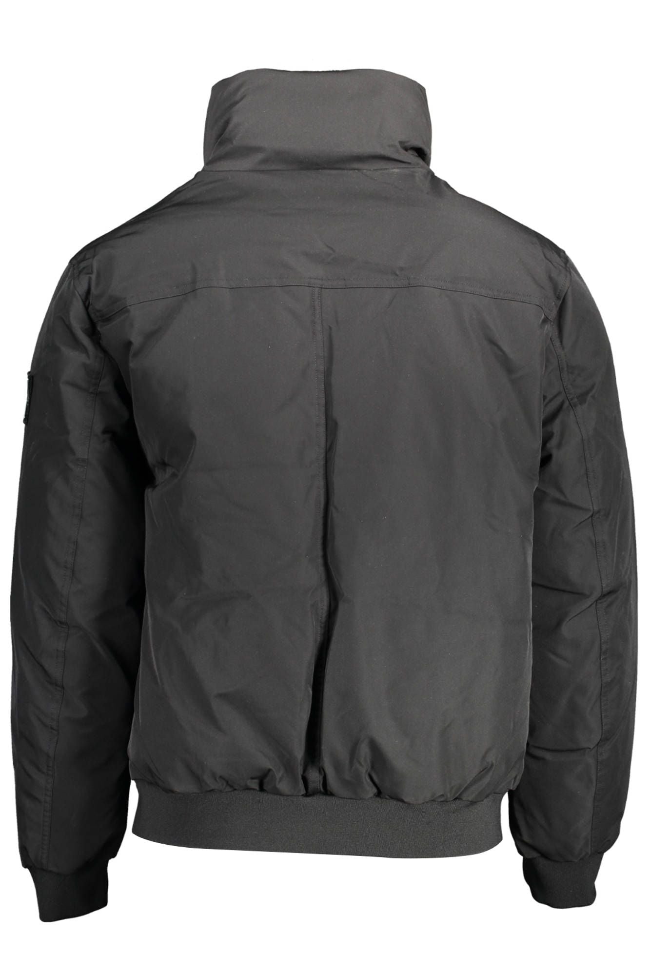 Calvin Klein Black Recycled Polyester Men Jacket