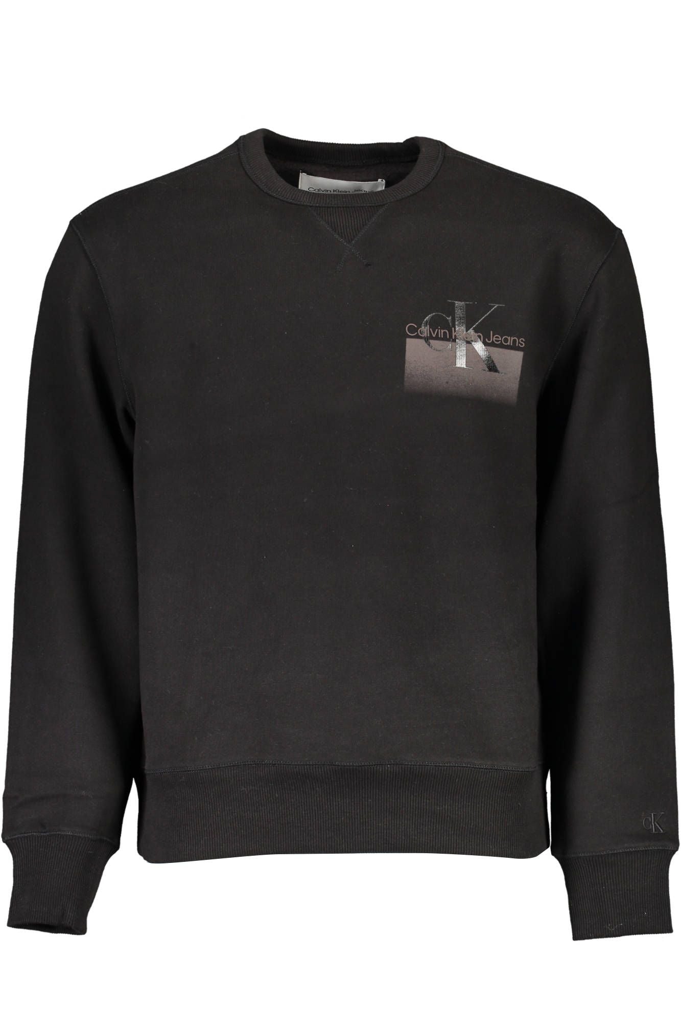 Calvin Klein Black Cotton Men Sweater