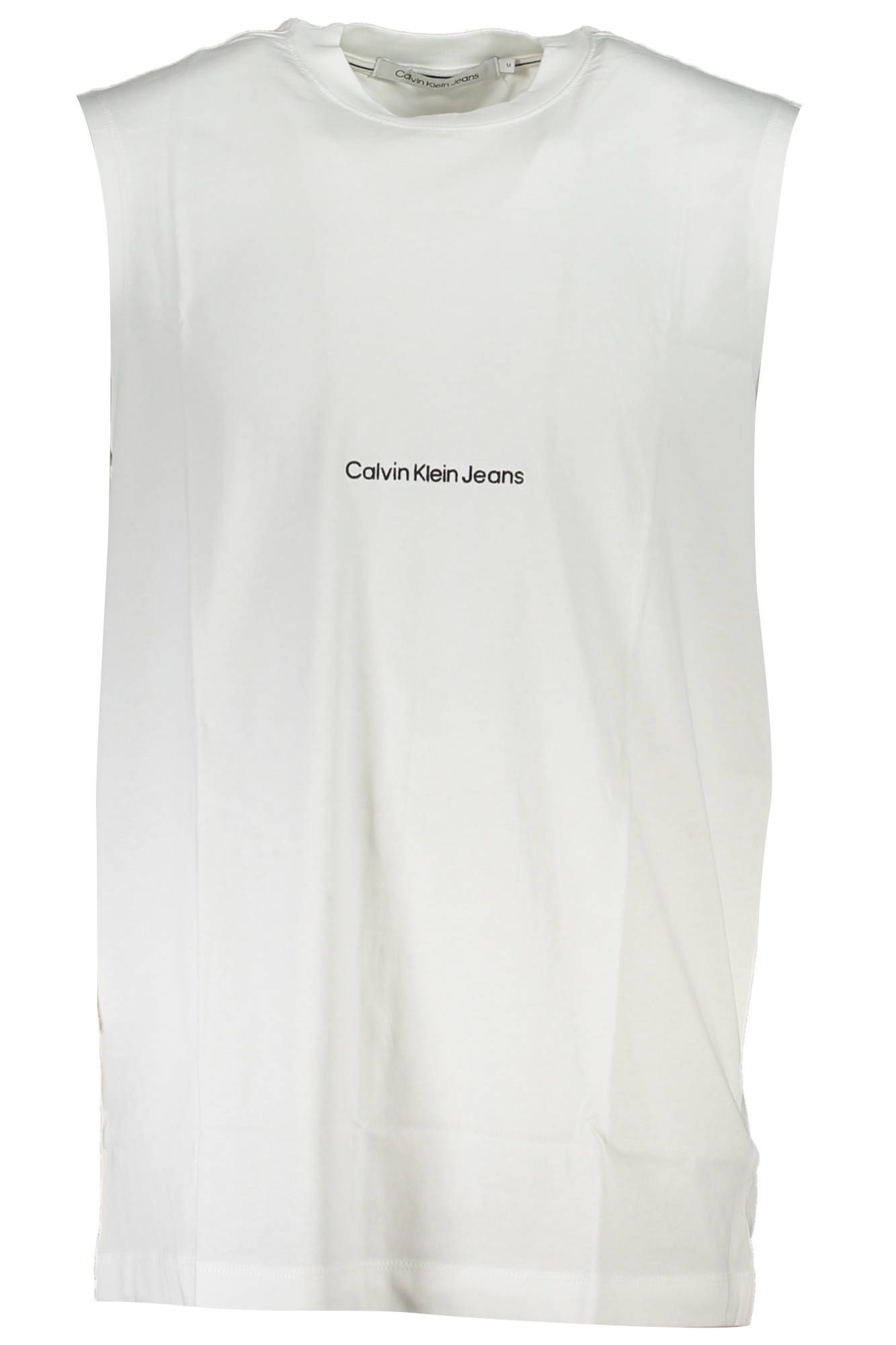 Calvin Klein White Cotton Men T-Shirt