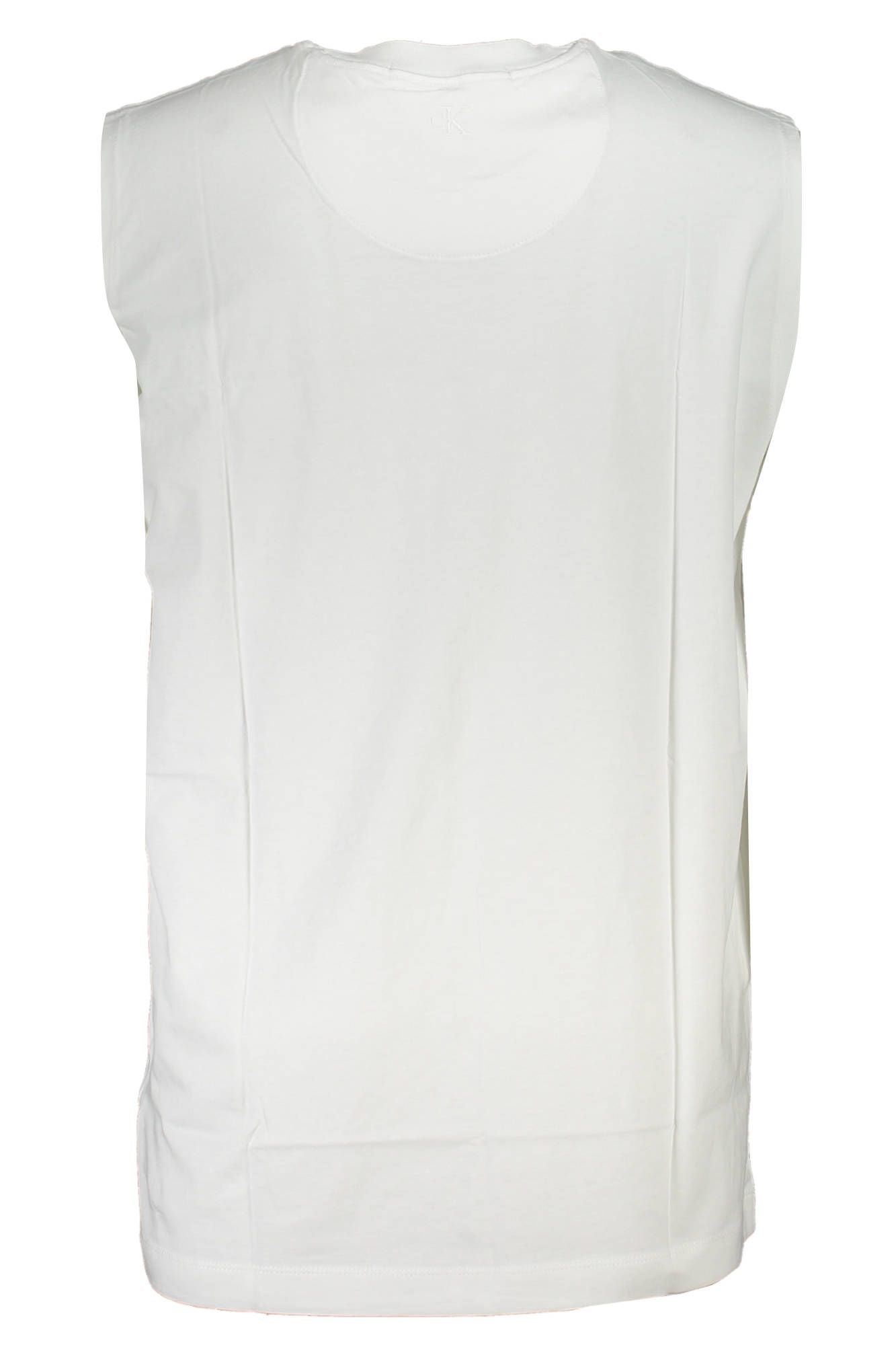 Calvin Klein White Cotton Men T-Shirt